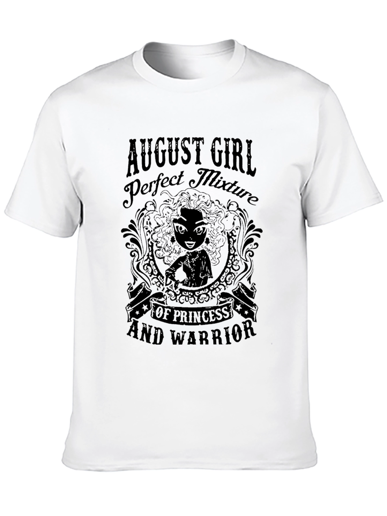 August Girl Princess Warrior Graphic T-Shirt