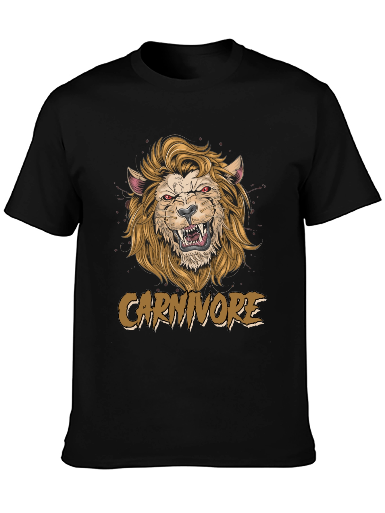 Carnivore Graphic Tee - Fierce Lion Design