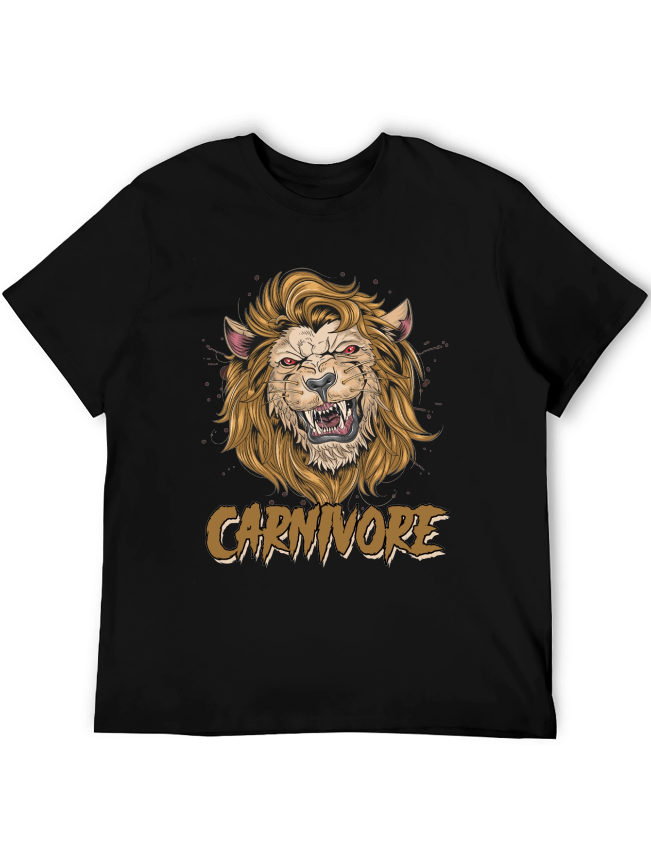 Carnivore Graphic Tee - Fierce Lion Design