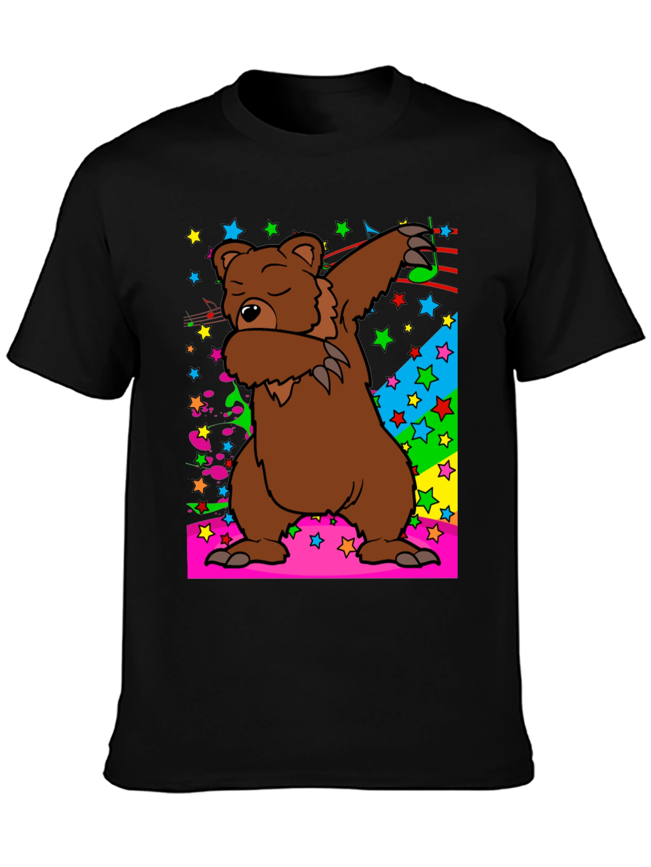 Dabbing Bear Graphic Tee - Fun & Unique T-Shirt