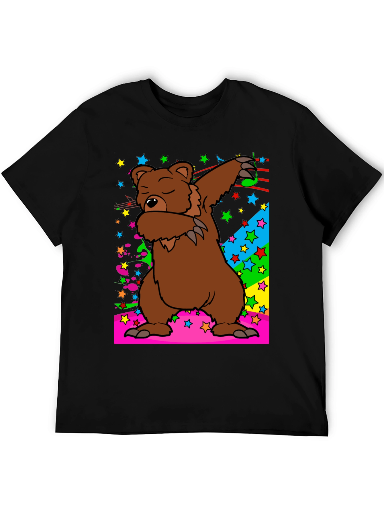 Dabbing Bear Graphic Tee - Fun & Unique T-Shirt