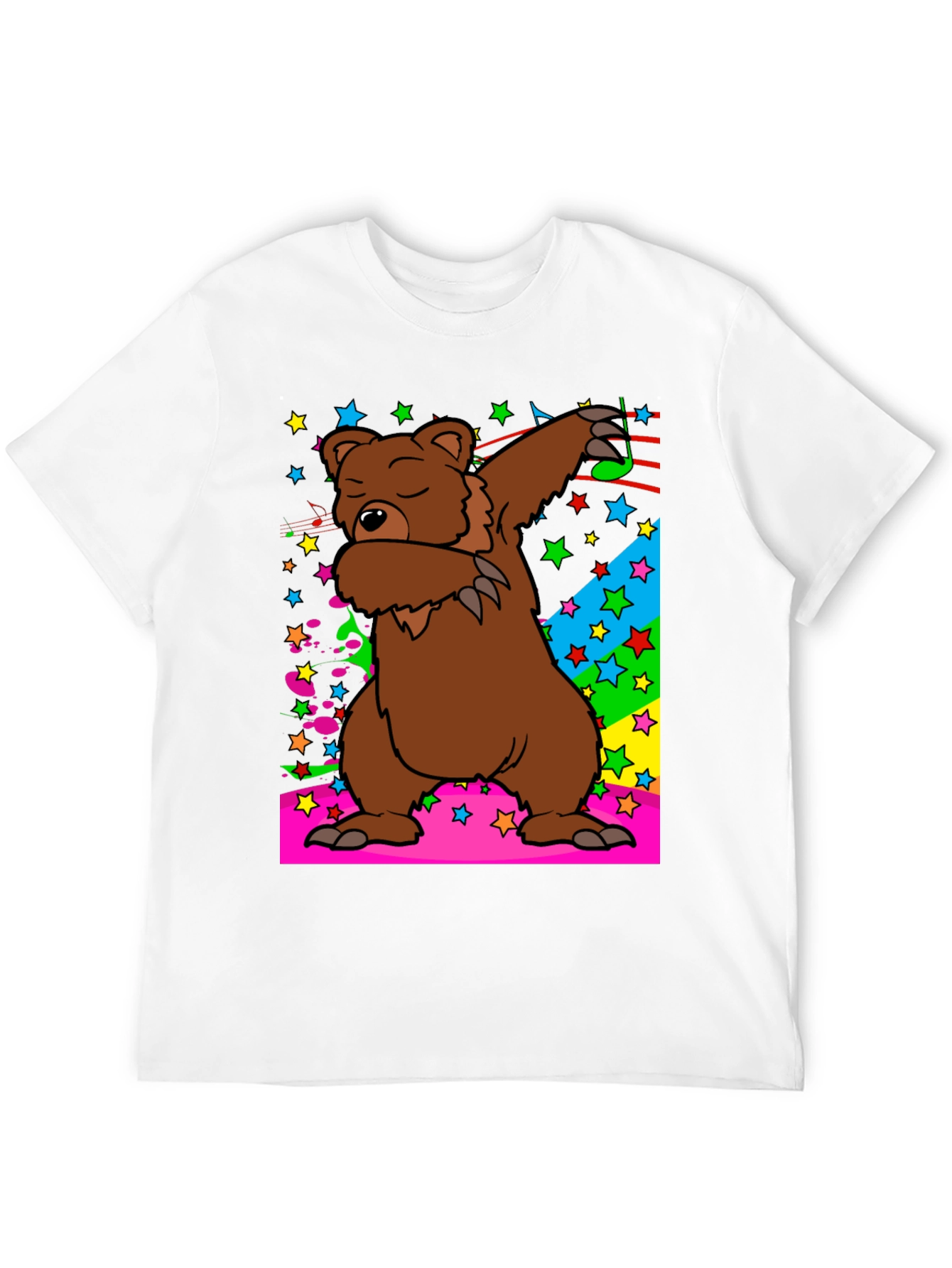 Dabbing Bear Graphic Tee - Fun & Unique T-Shirt