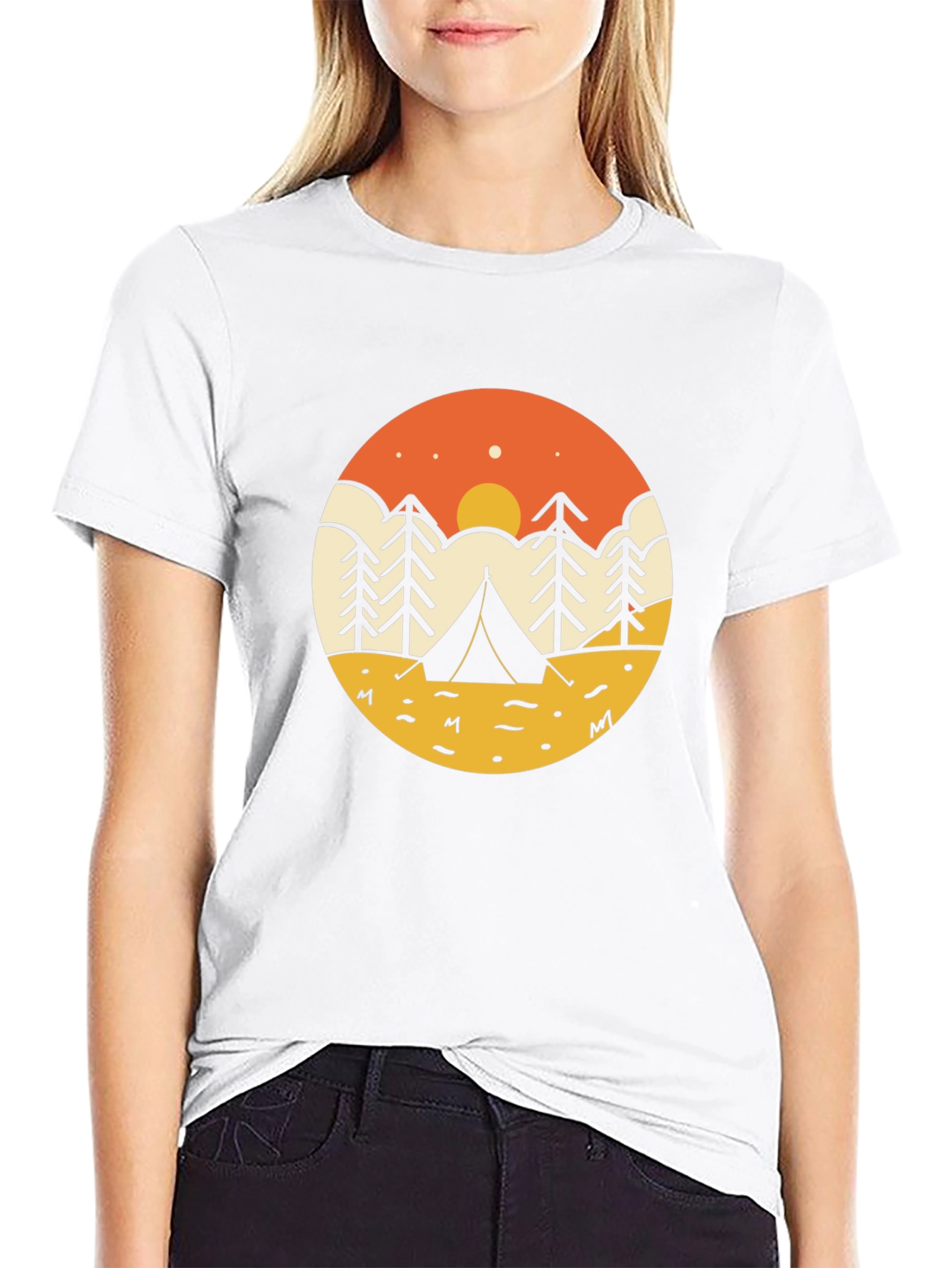 Nature Adventure Black T-Shirt