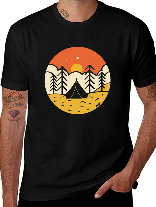 Nature Adventure Black T-Shirt