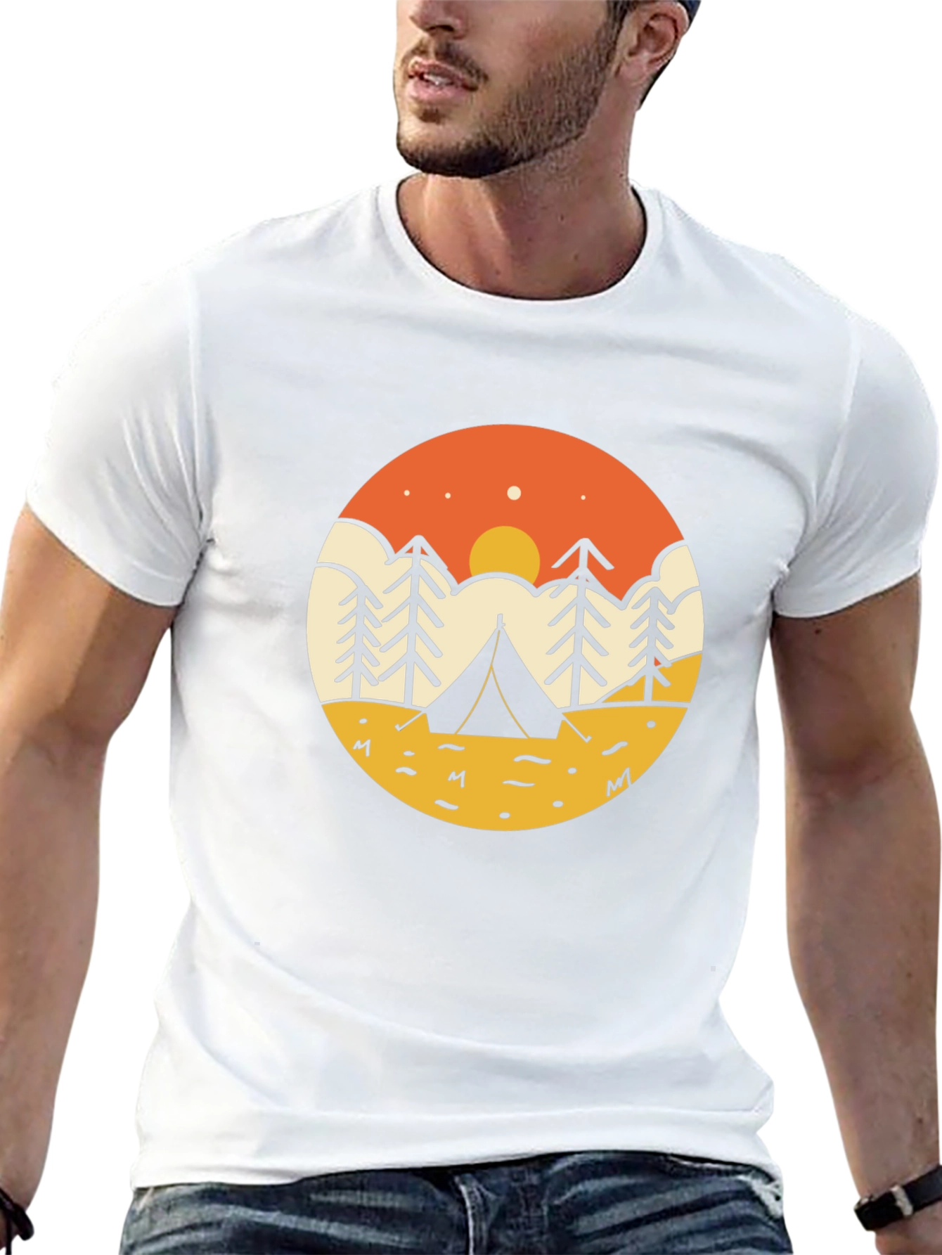 Nature Adventure Black T-Shirt