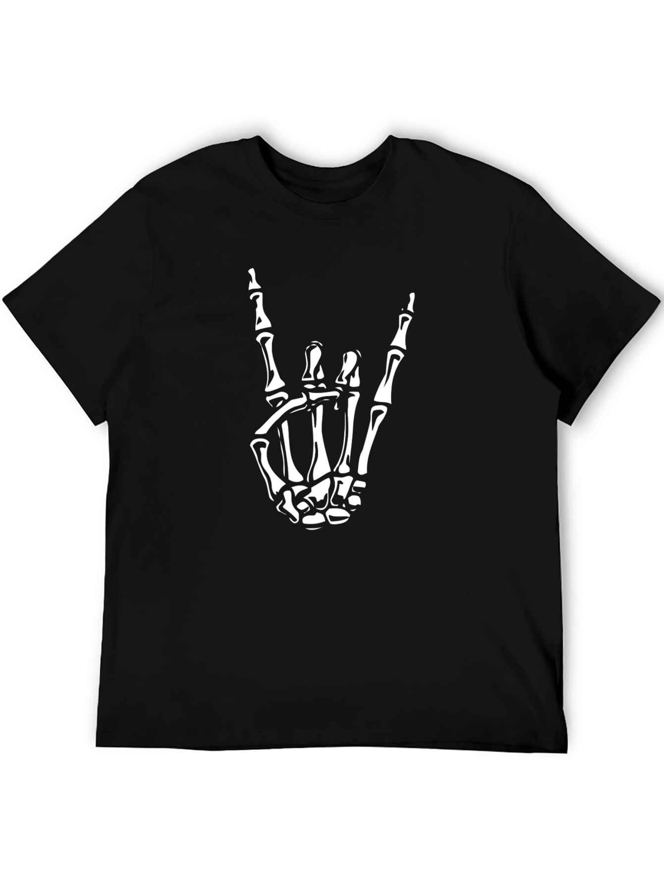 Rock On Skeleton Hand T-Shirt