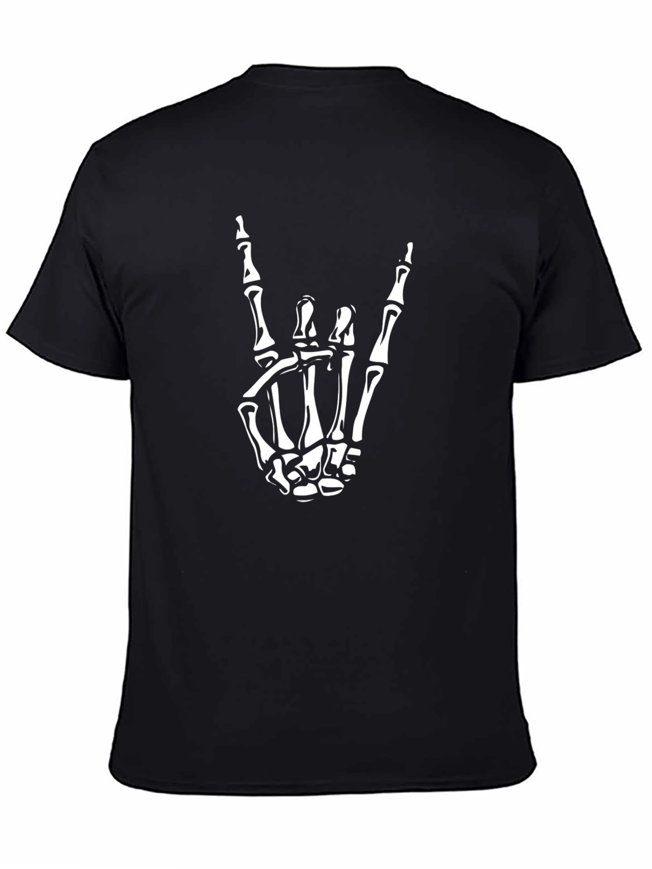 Rock On Skeleton Hand T-Shirt