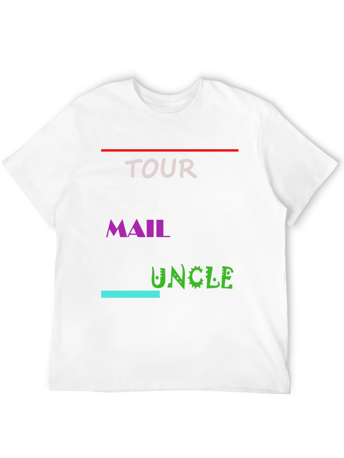 Tour Mail Uncle Graphic Tee - Black
