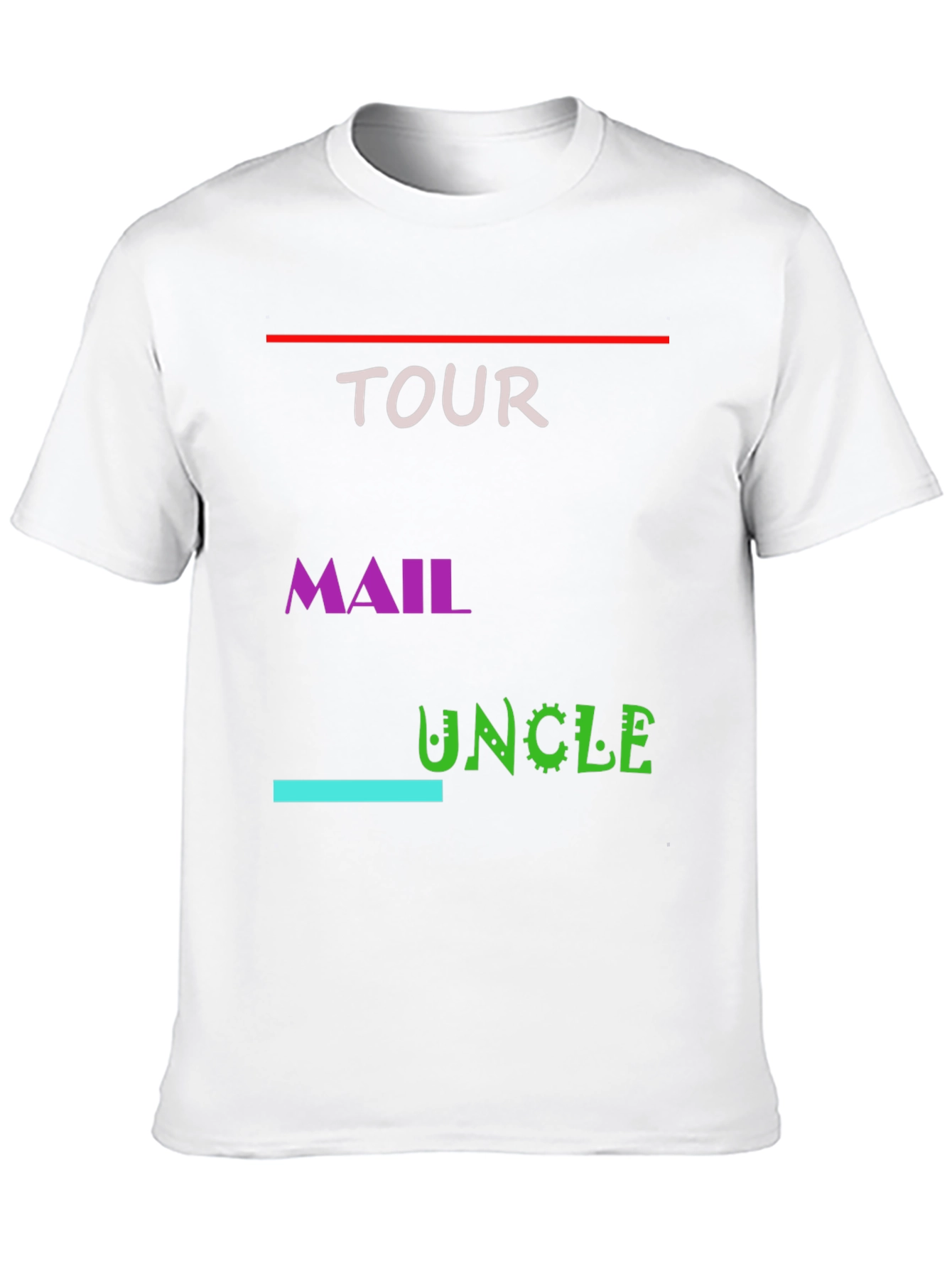 Tour Mail Uncle Graphic Tee - Black