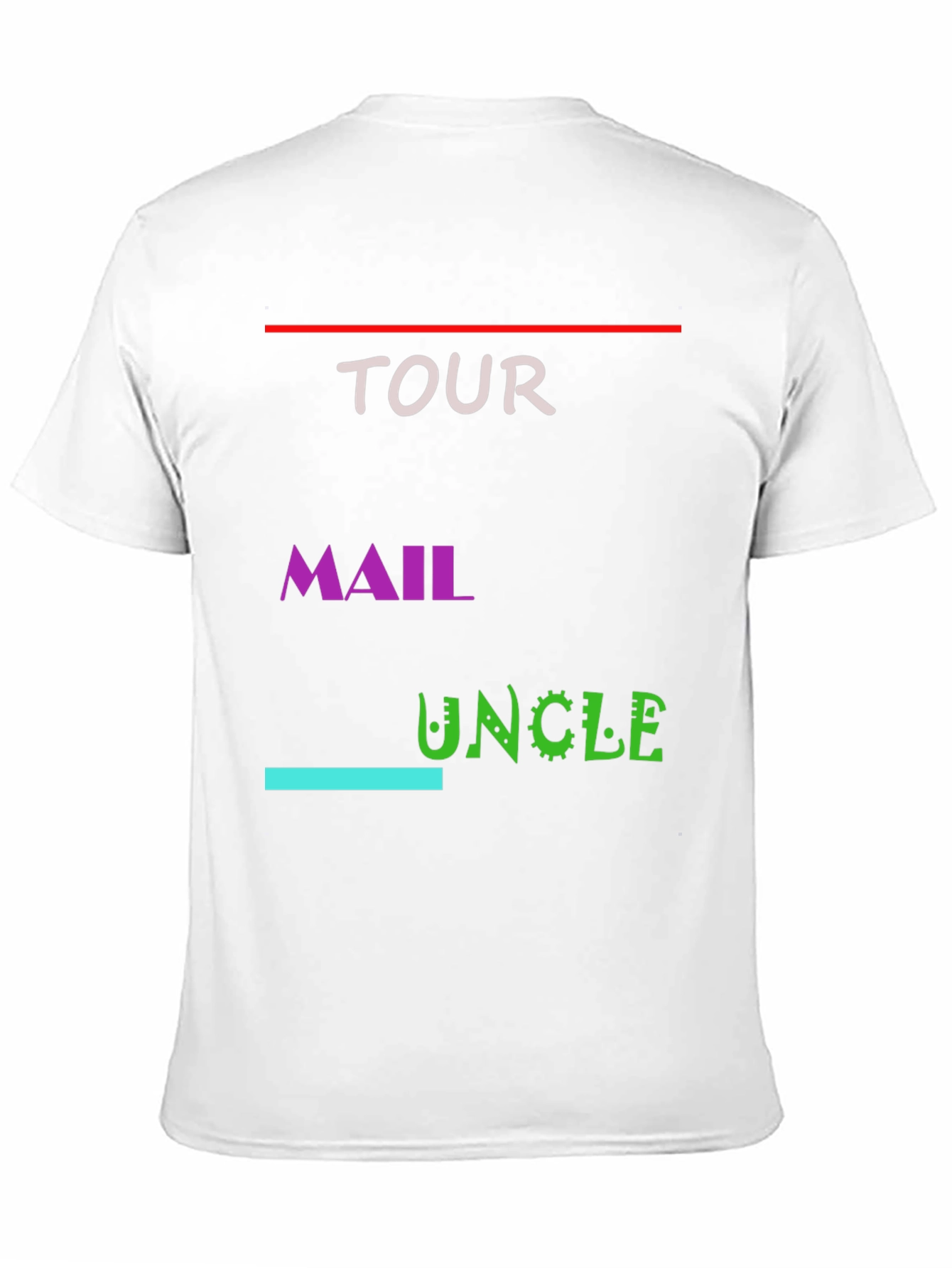 Tour Mail Uncle Graphic Tee - Black