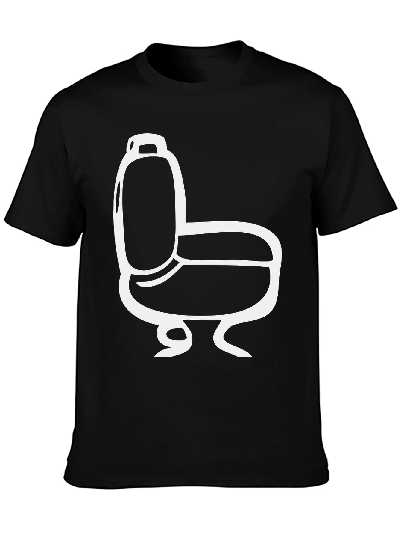Toilet Graphic Tee - Funny Bathroom Humor Shirt