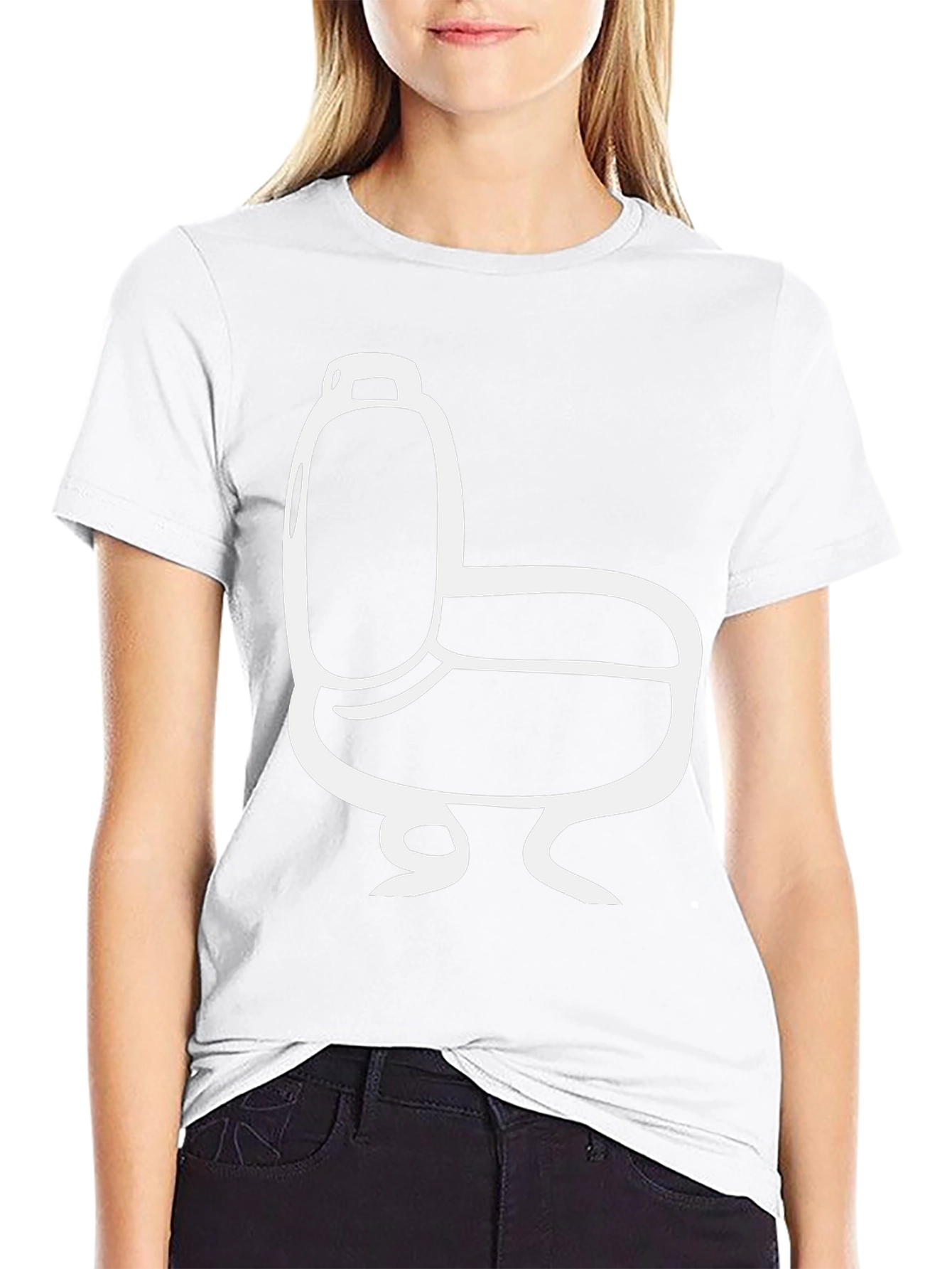 Toilet Graphic Tee - Funny Bathroom Humor Shirt