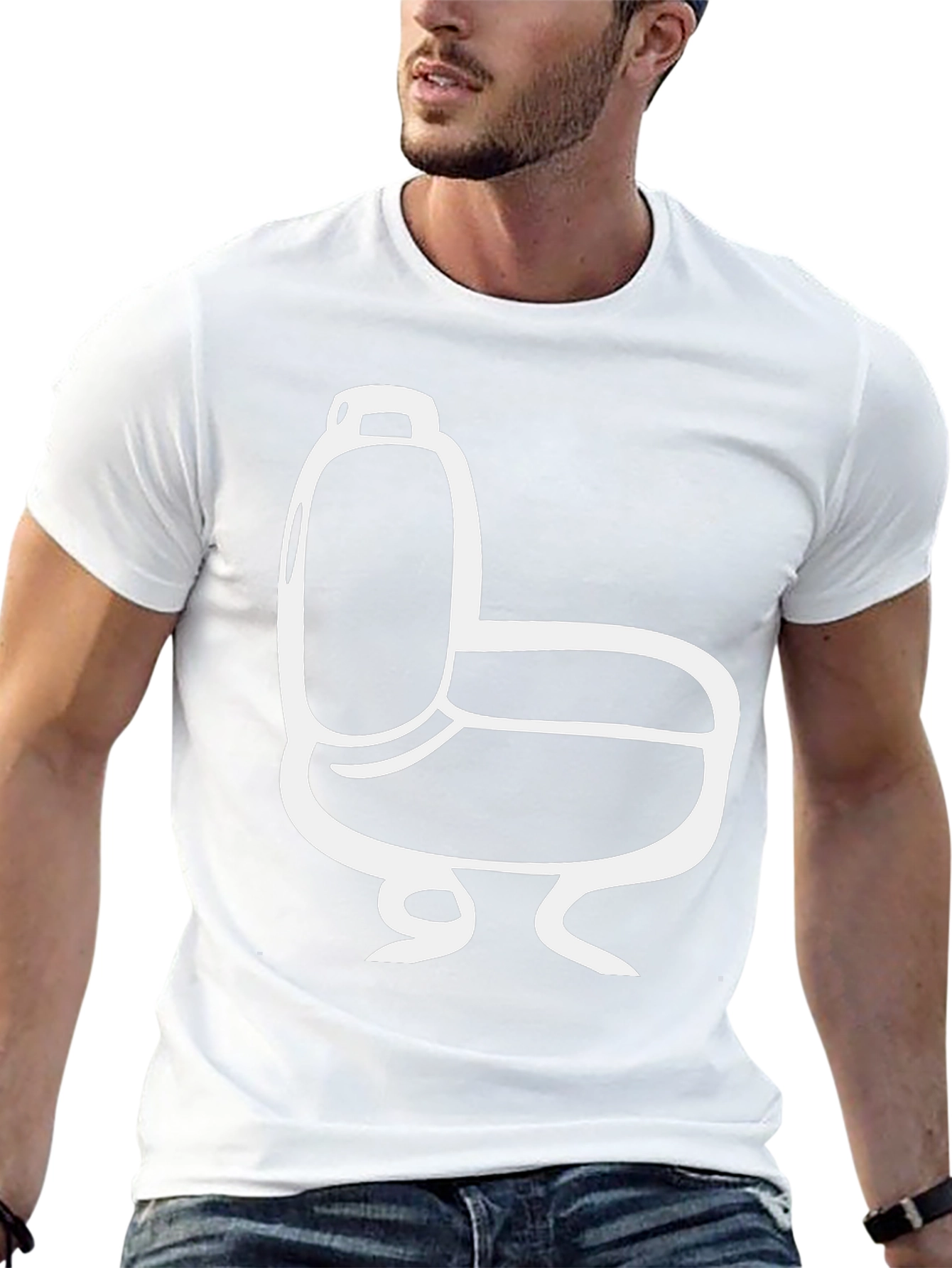 Toilet Graphic Tee - Funny Bathroom Humor Shirt