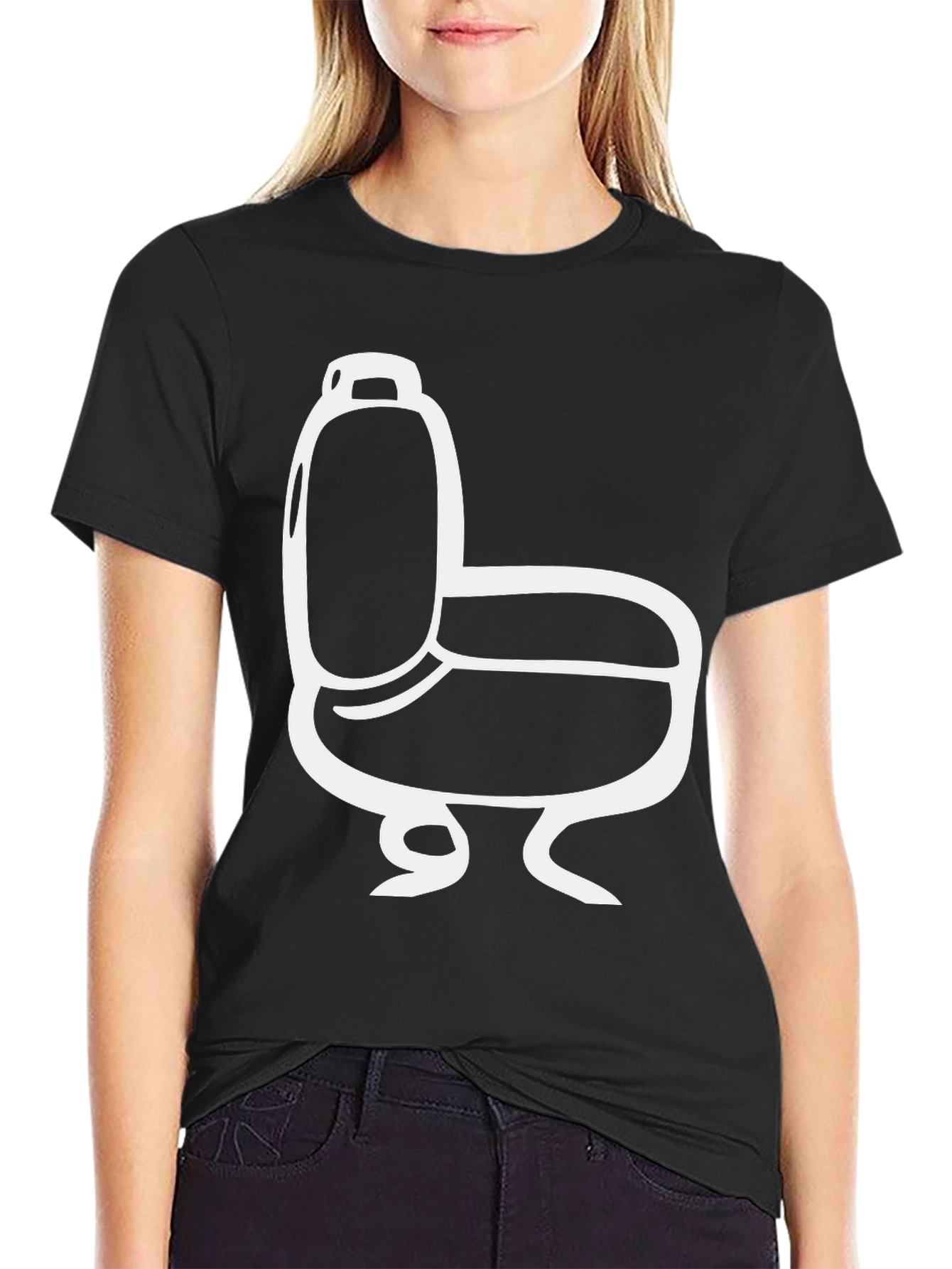 Toilet Graphic Tee - Funny Bathroom Humor Shirt