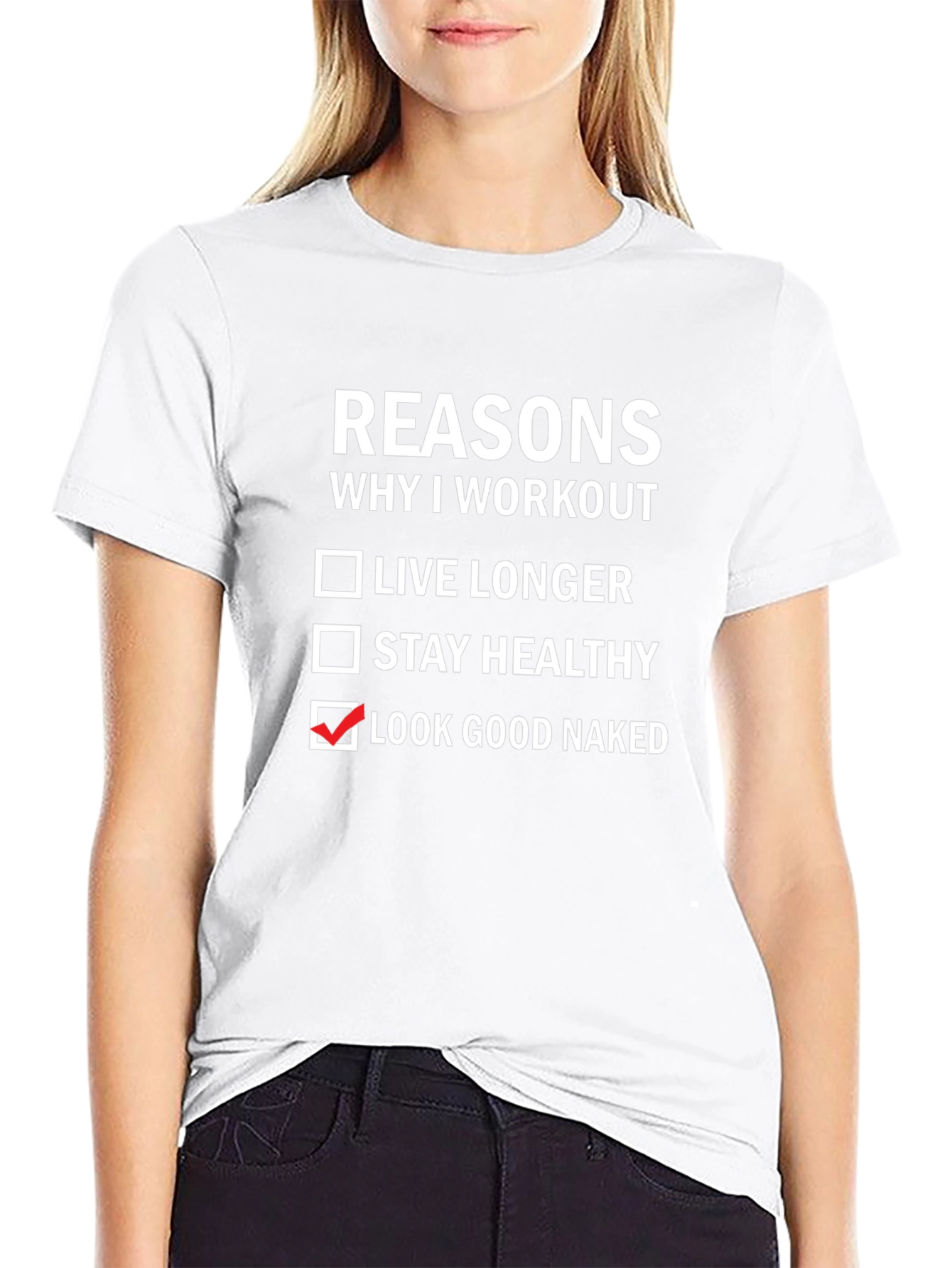 Workout Motivation T-Shirt: Look Good Naked