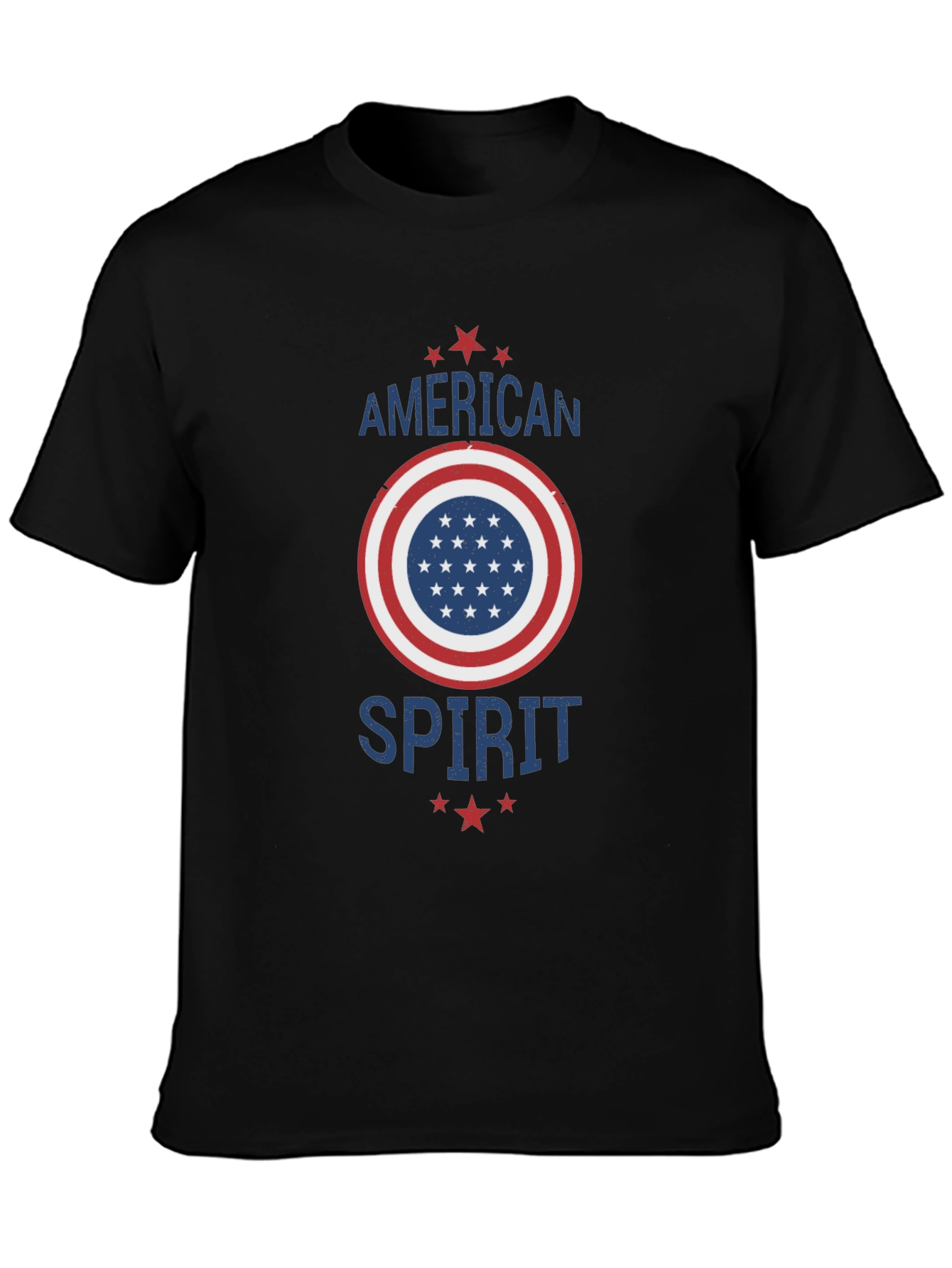 American Spirit Graphic Print T-Shirt