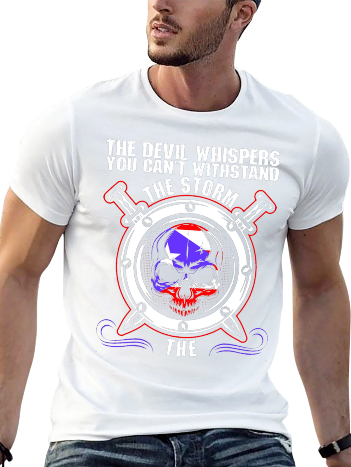 The Storm Skull Graphic T-Shirt