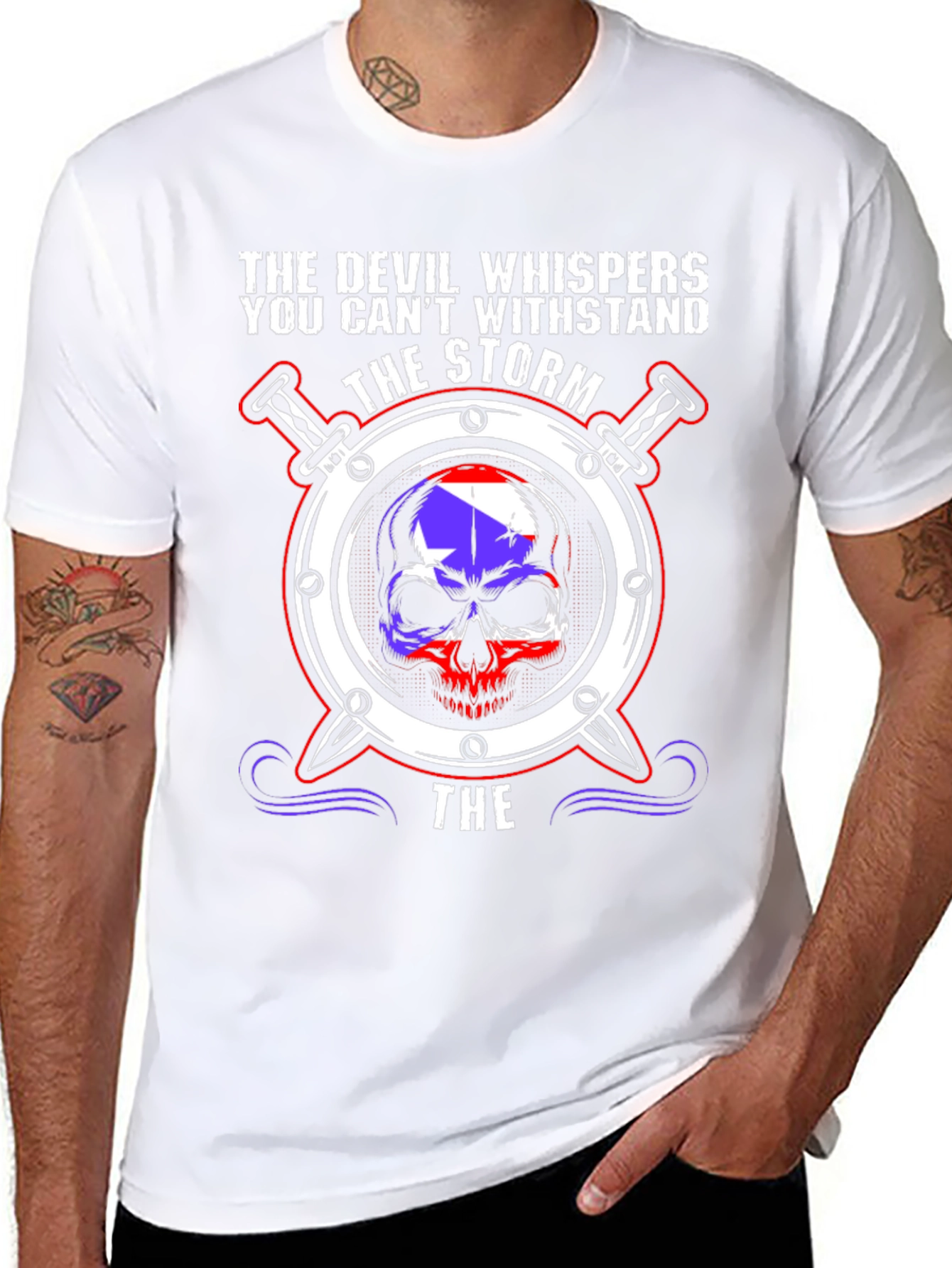The Storm Skull Graphic T-Shirt