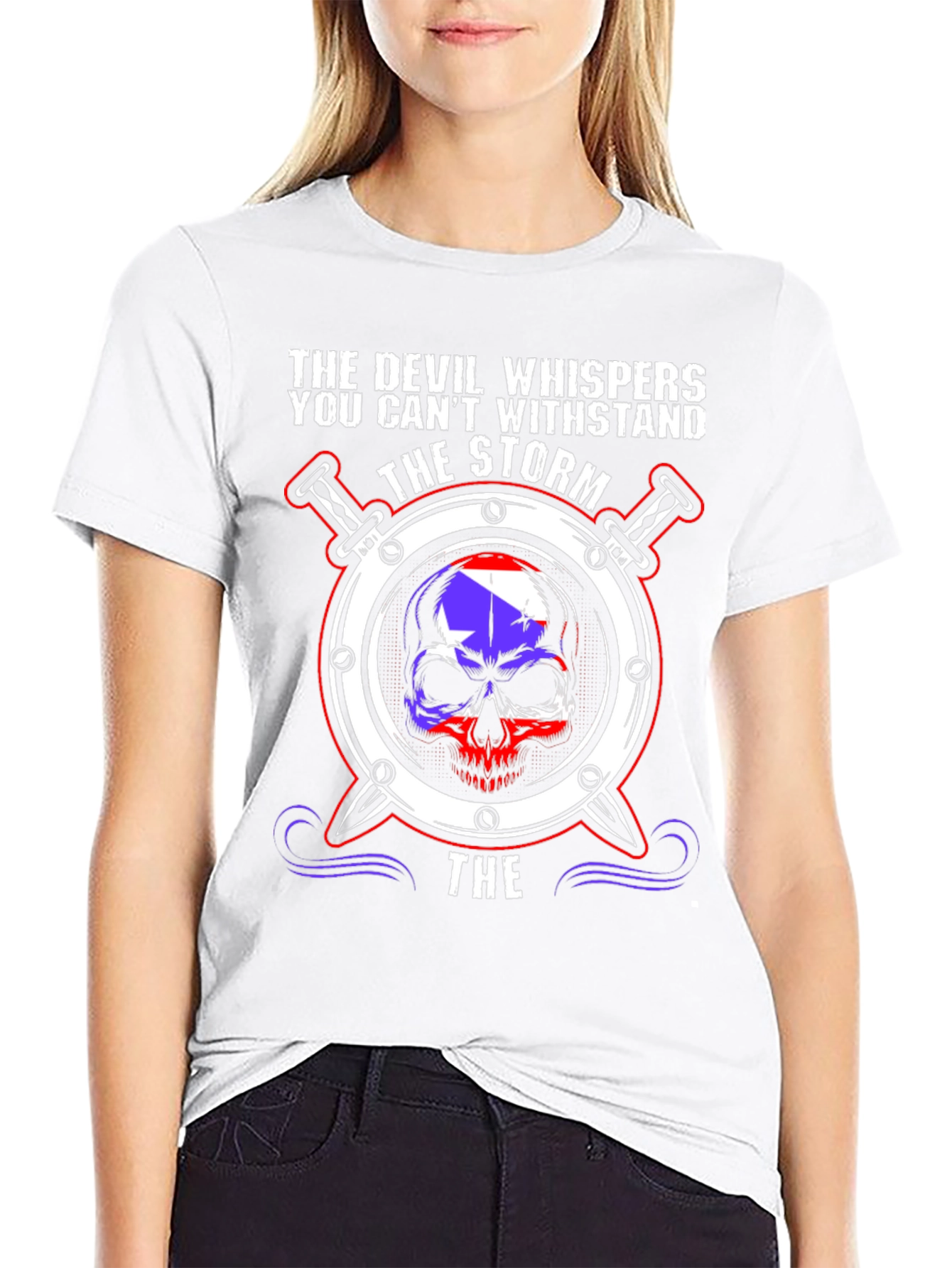 The Storm Skull Graphic T-Shirt