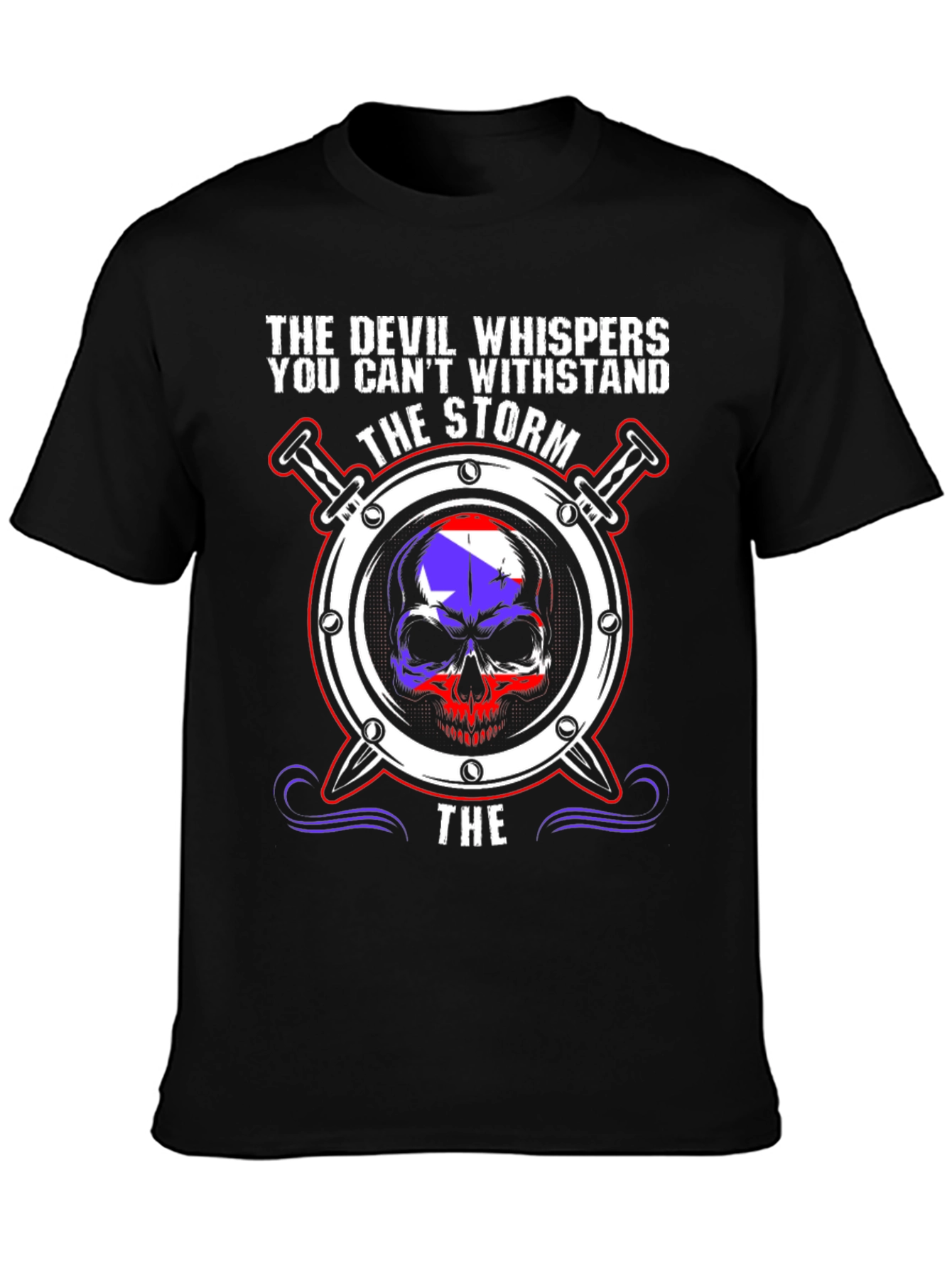 The Storm Skull Graphic T-Shirt