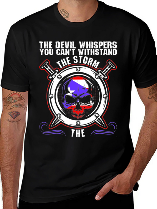 The Storm Skull Graphic T-Shirt