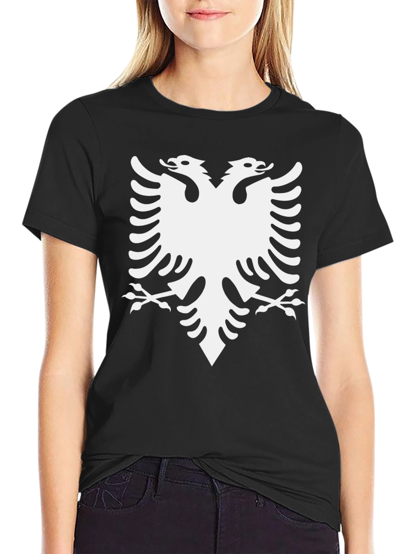 Albanian Eagle Black T-Shirt