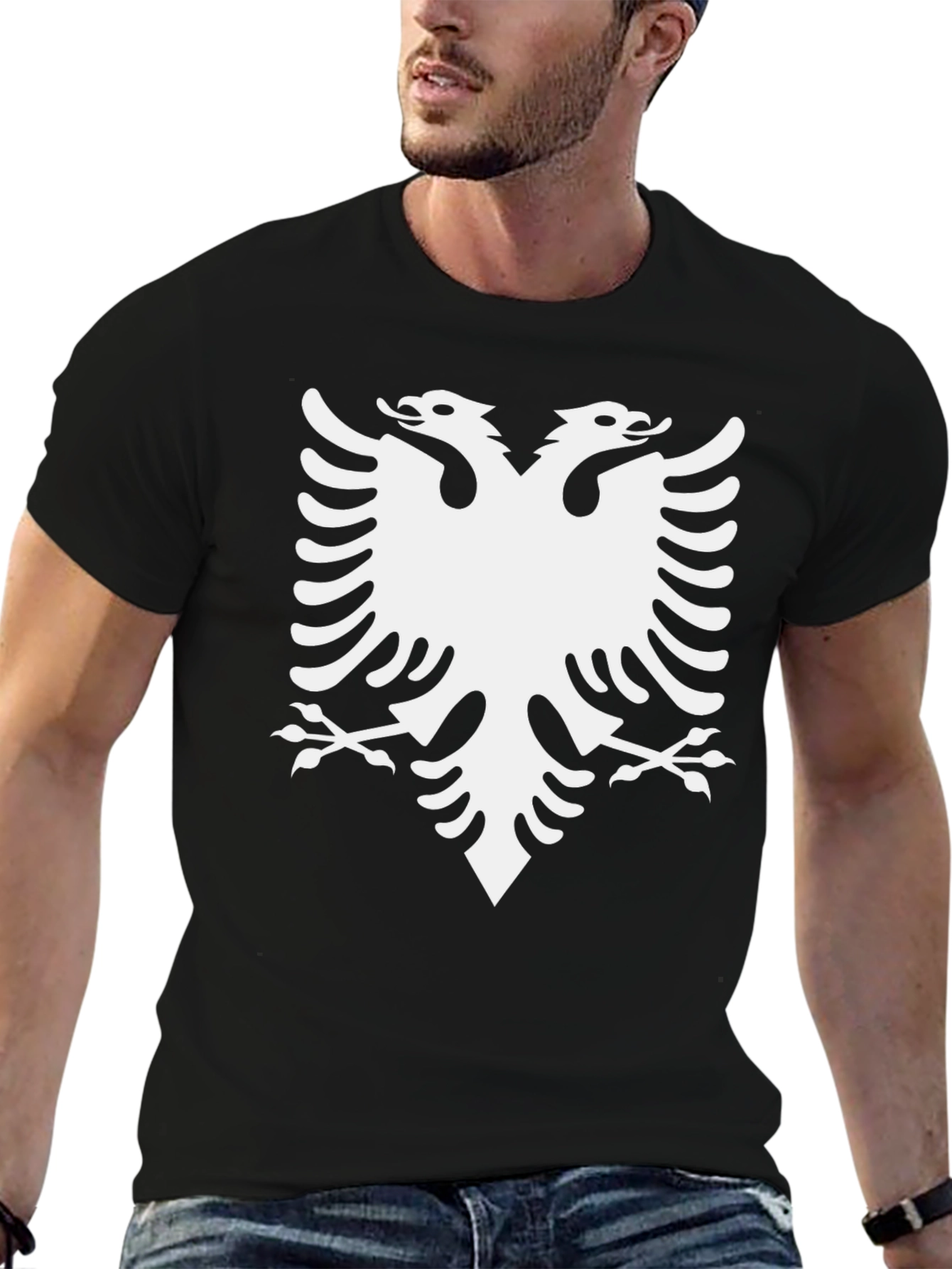 Albanian Eagle Black T-Shirt