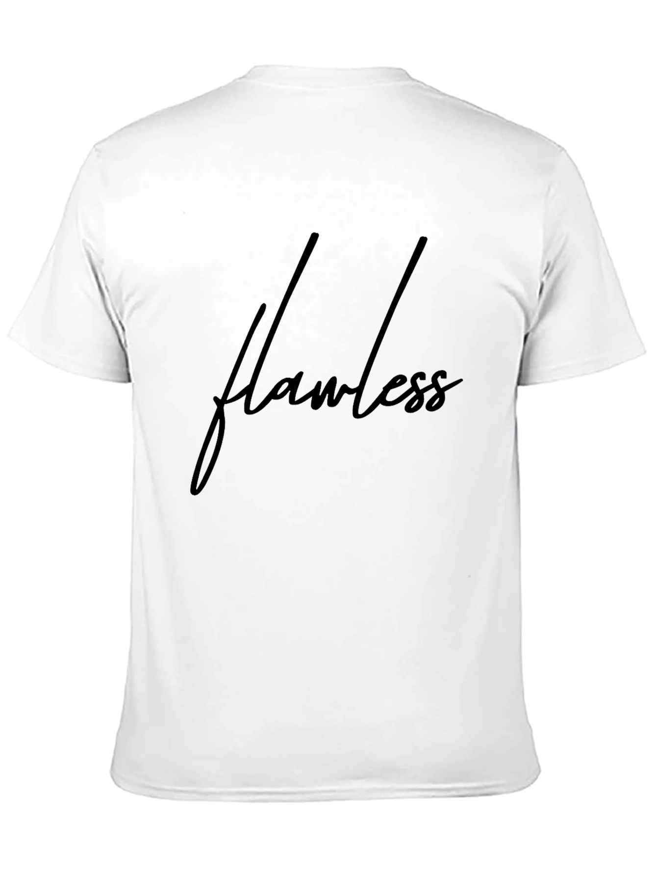 Flawless Black Graphic T-Shirt