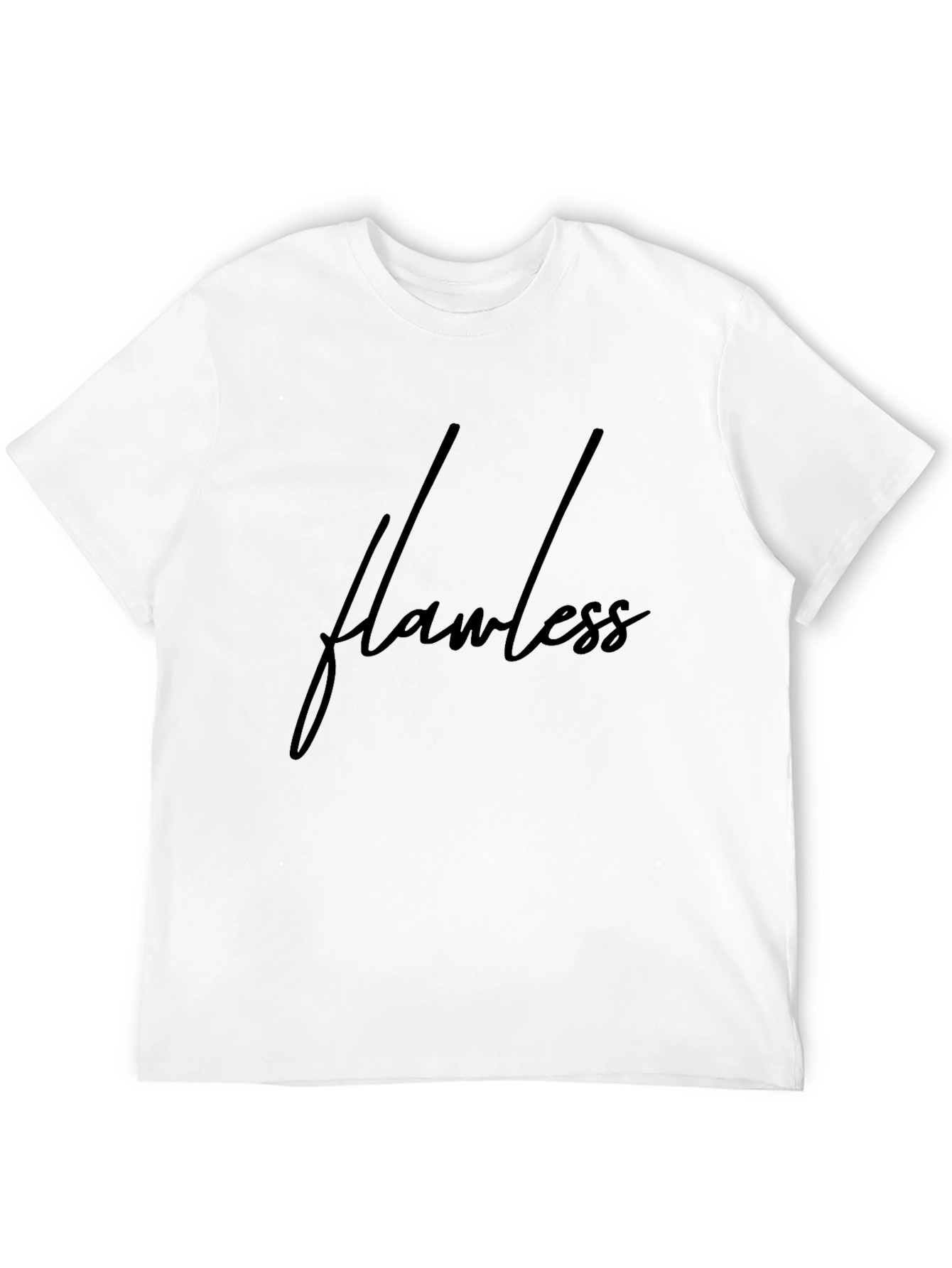 Flawless Black Graphic T-Shirt