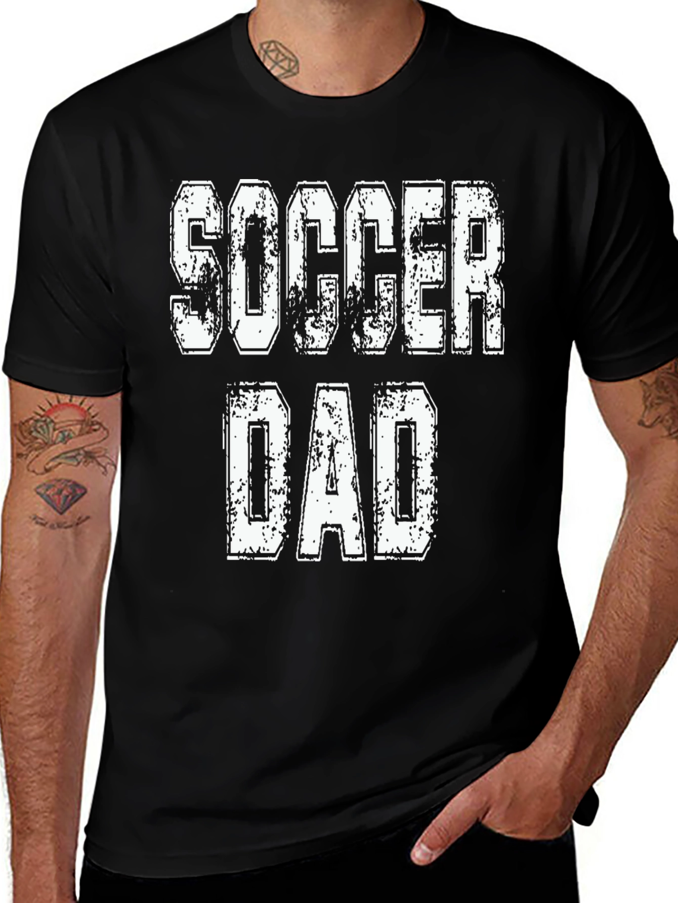 Soccer Dad Black T-Shirt
