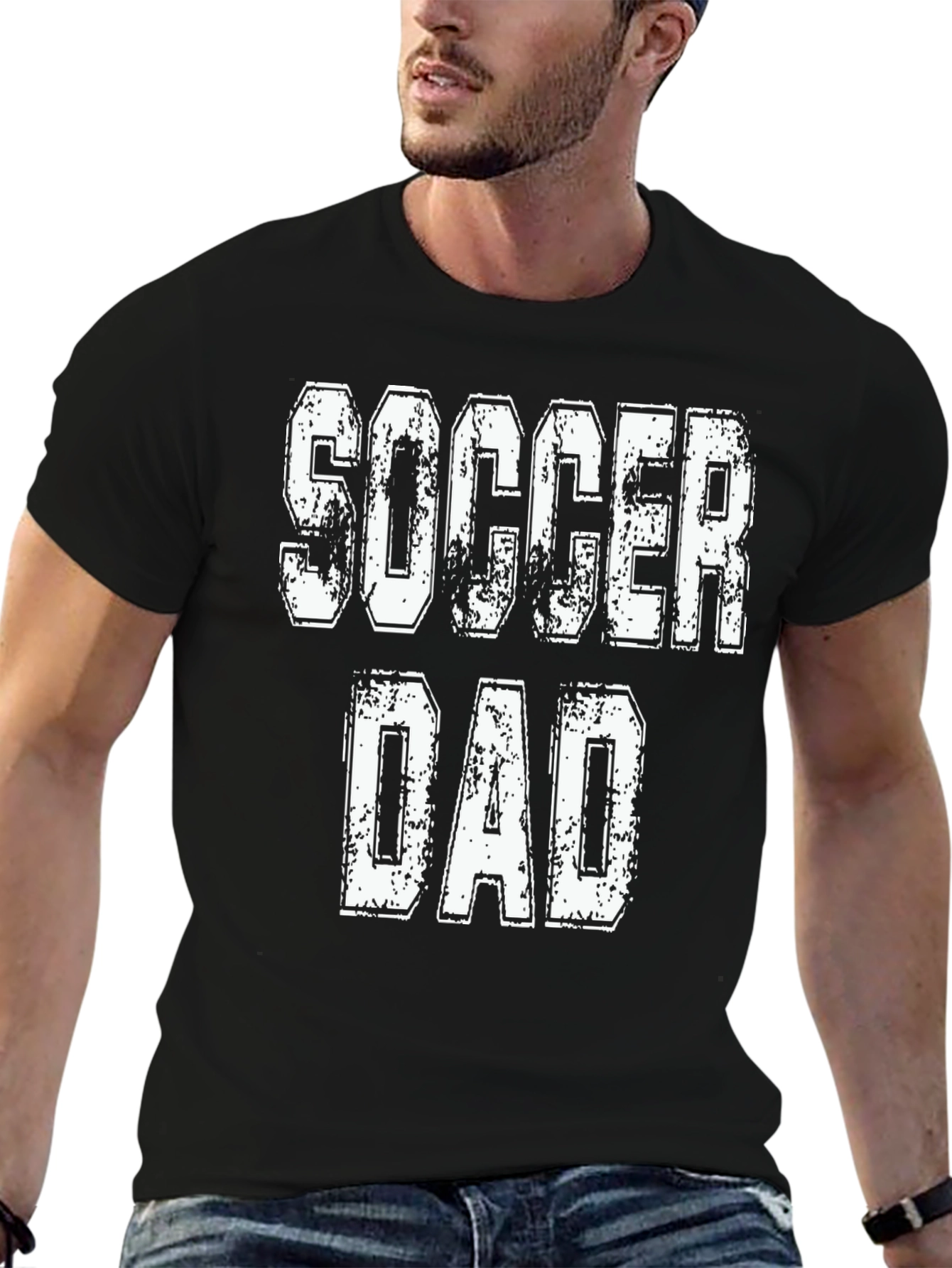 Soccer Dad Black T-Shirt