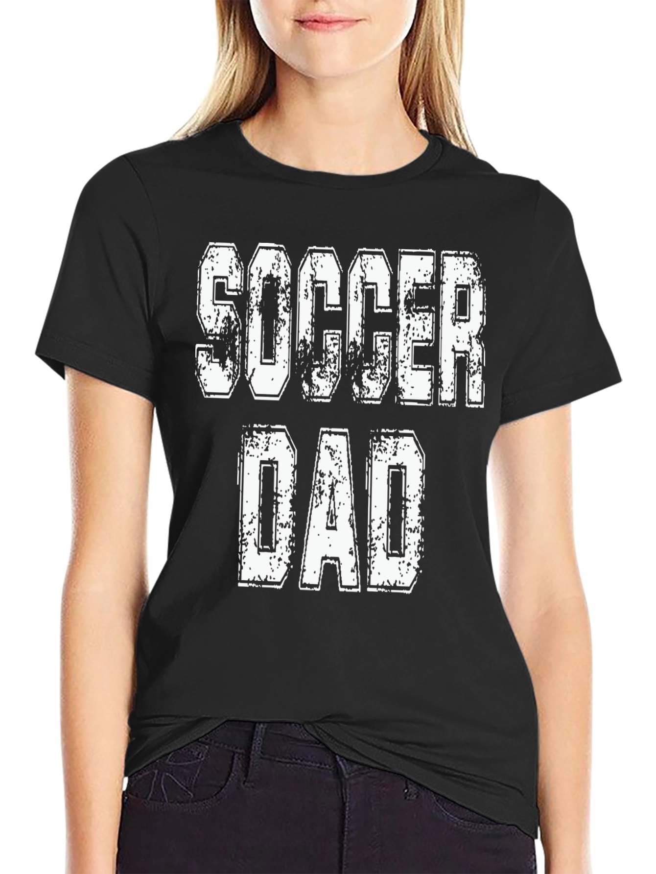 Soccer Dad Black T-Shirt