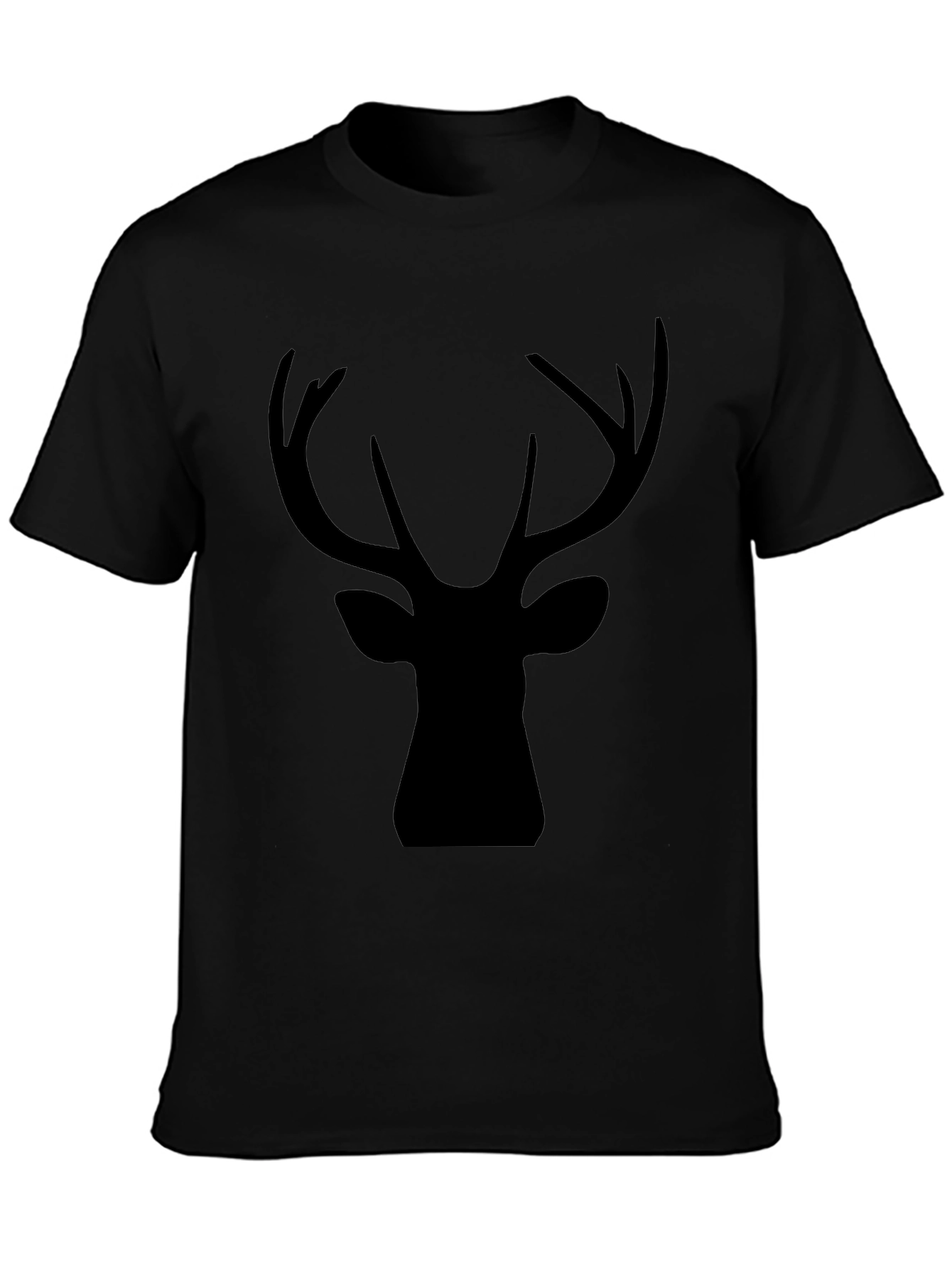 Black Deer Silhouette T-Shirt