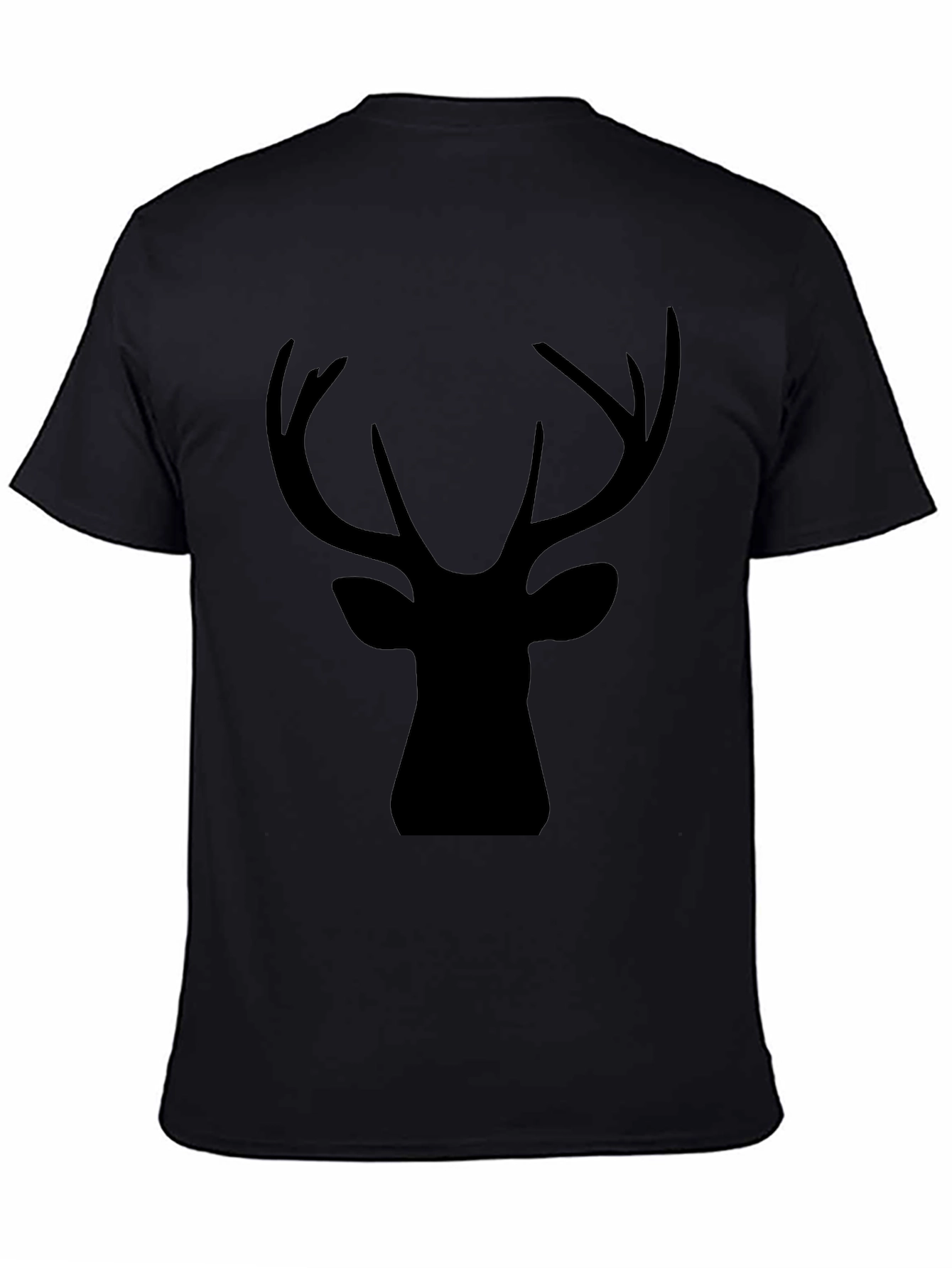 Black Deer Silhouette T-Shirt