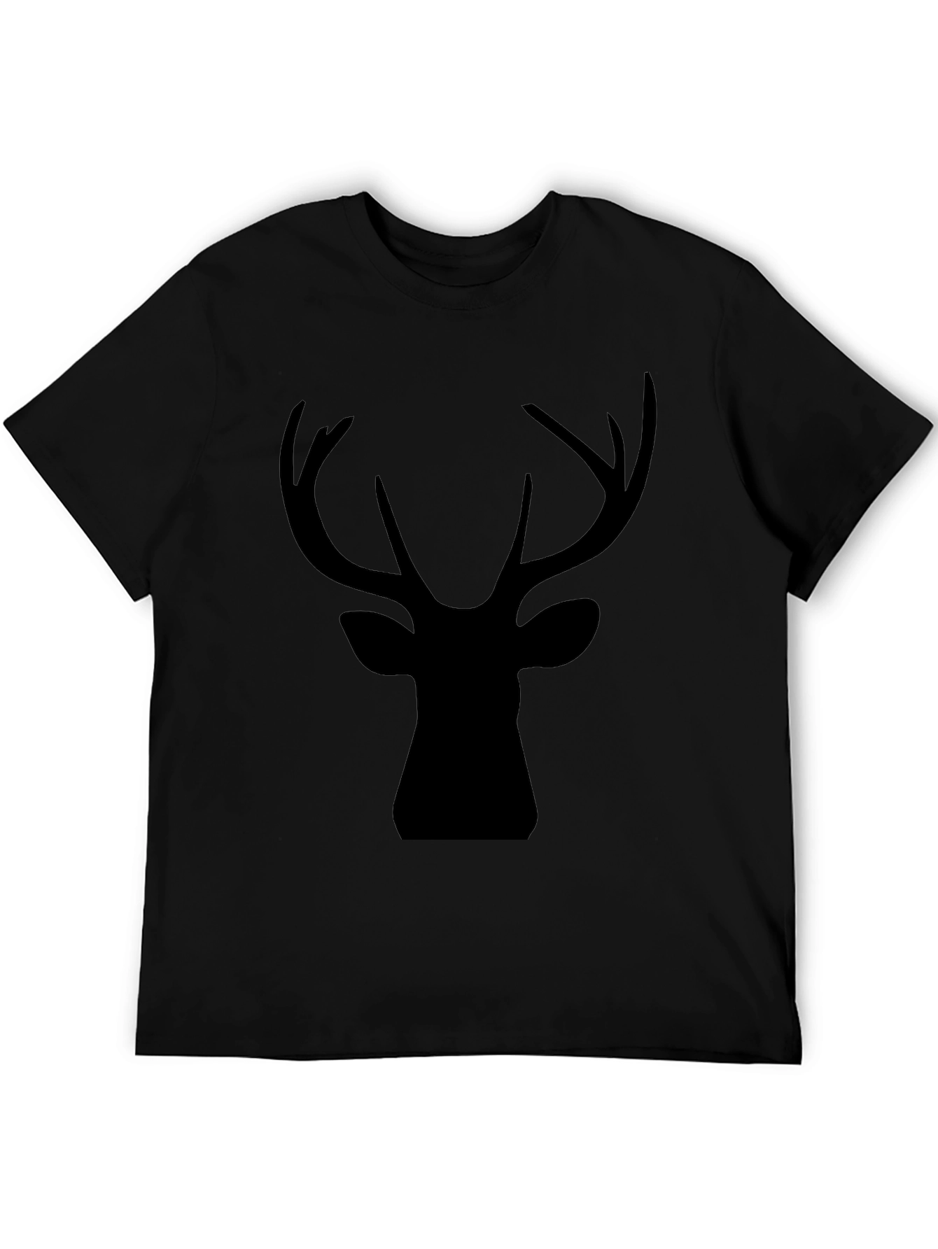 Black Deer Silhouette T-Shirt