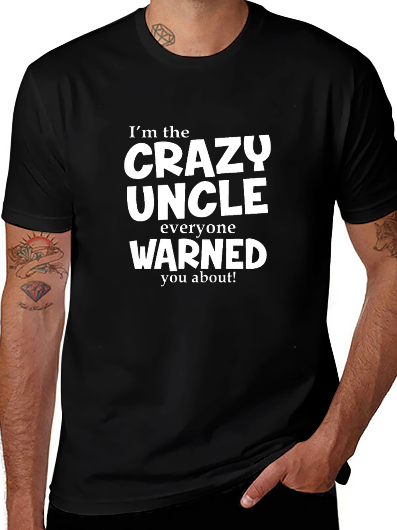Crazy Uncle T-Shirt - Warning Included!