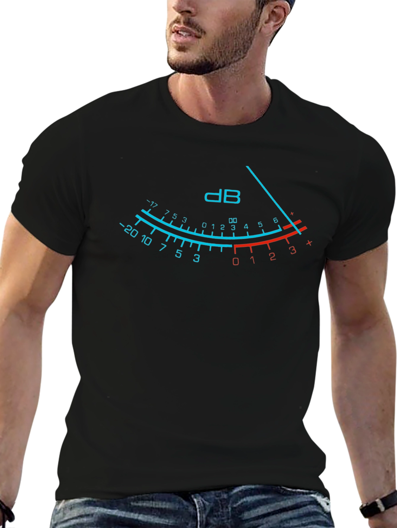 Decibel Meter Graphic Tee - Musicians Delight