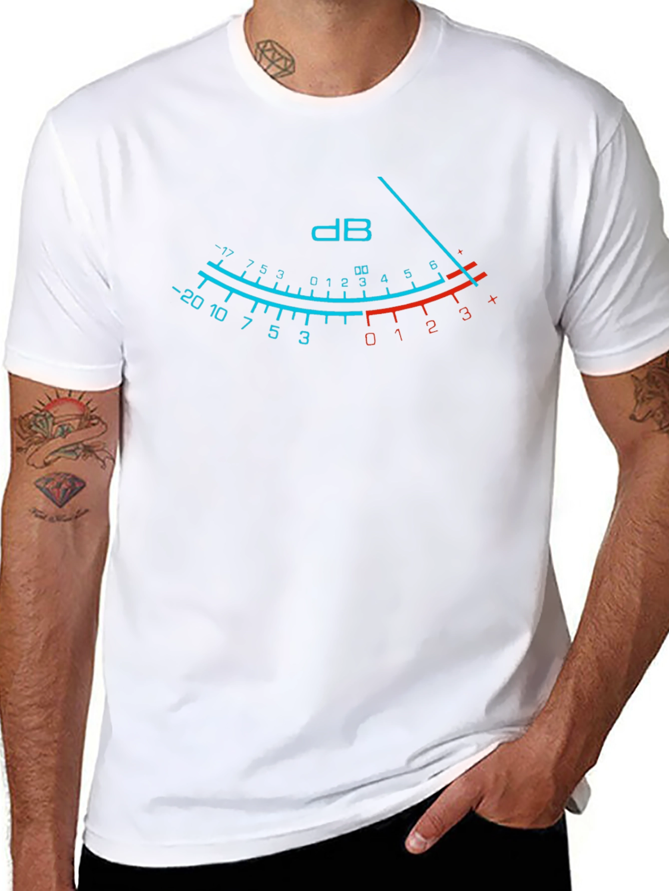Decibel Meter Graphic Tee - Musicians Delight