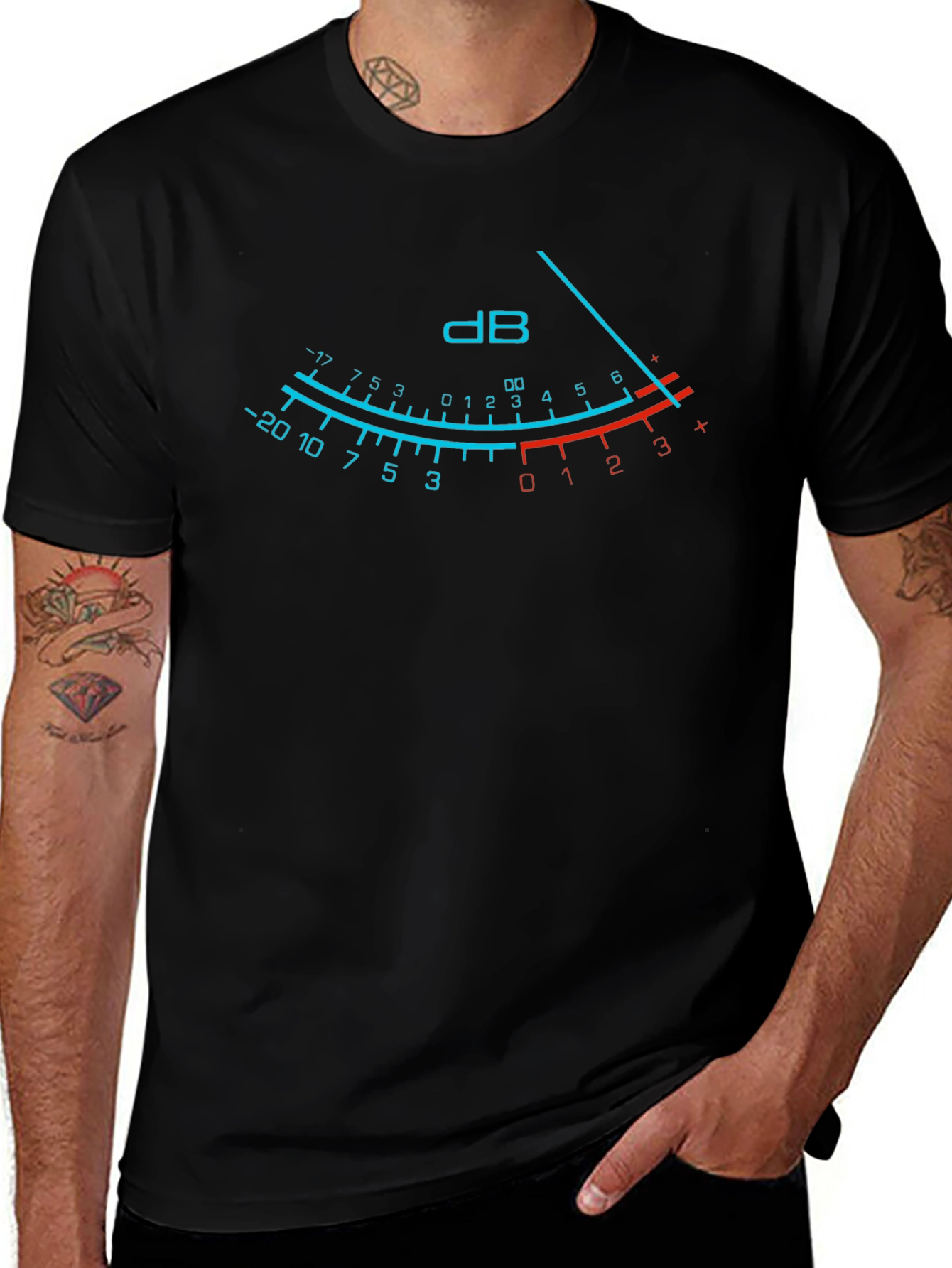 Decibel Meter Graphic Tee - Musicians Delight