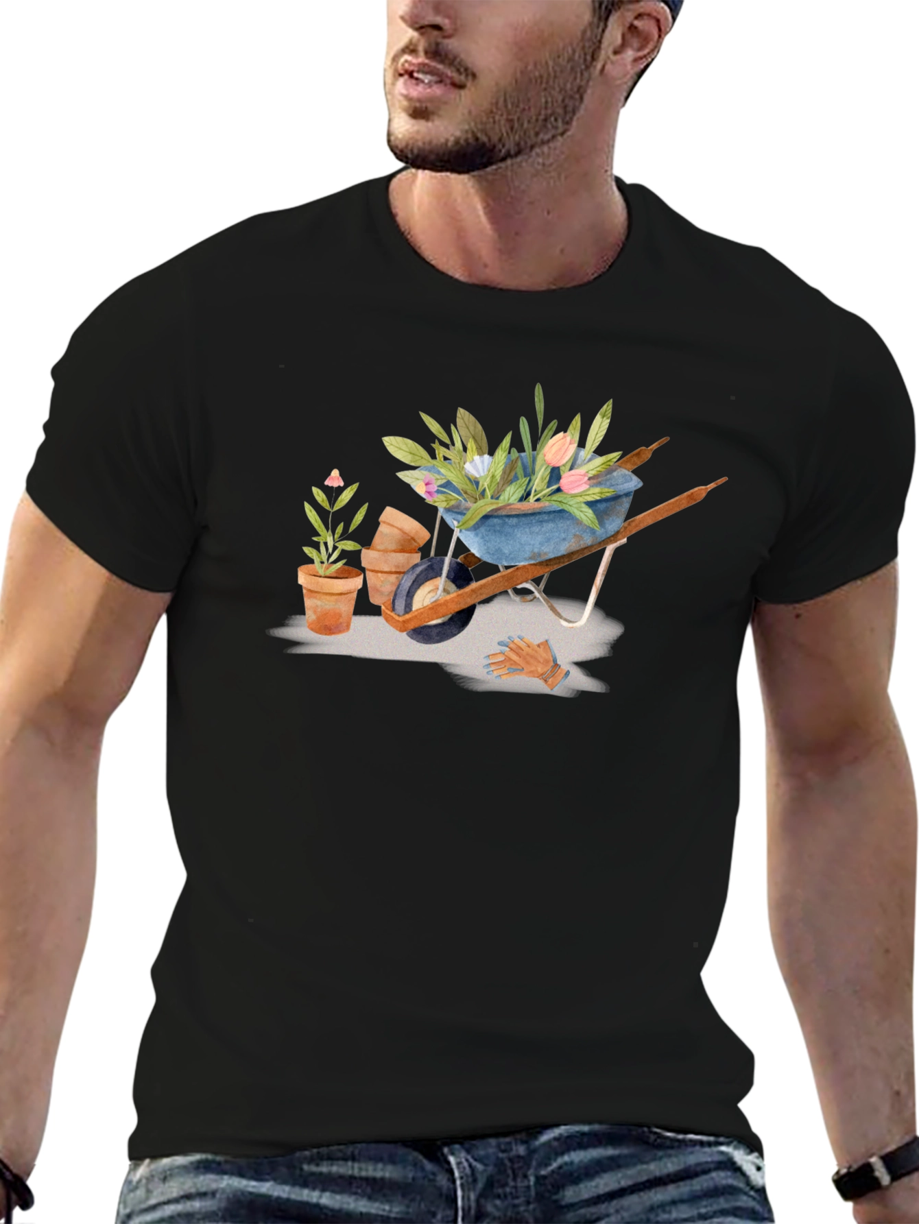 Gardening Wheelbarrow T-Shirt
