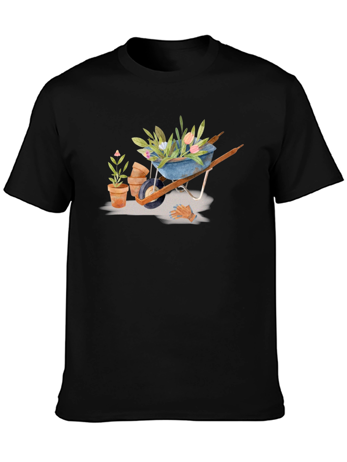Gardening Wheelbarrow T-Shirt