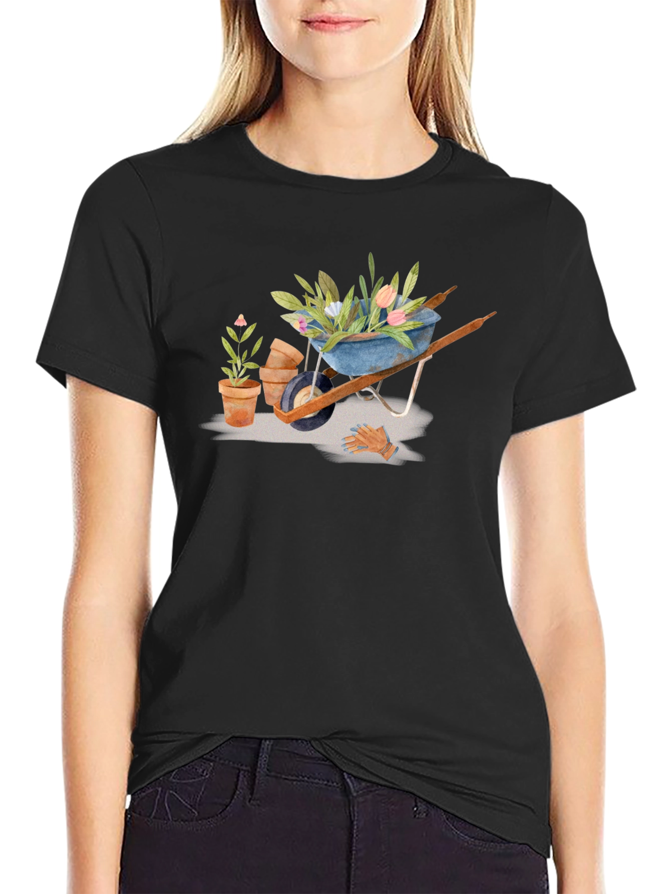 Gardening Wheelbarrow T-Shirt