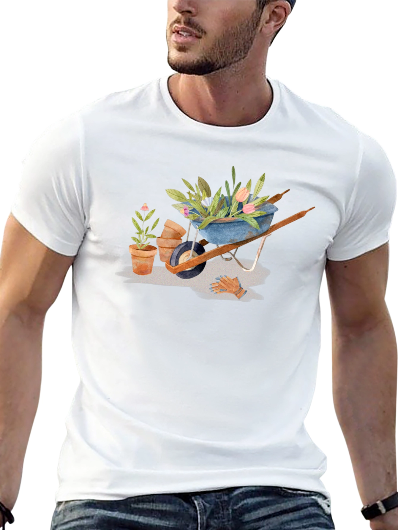 Gardening Wheelbarrow T-Shirt