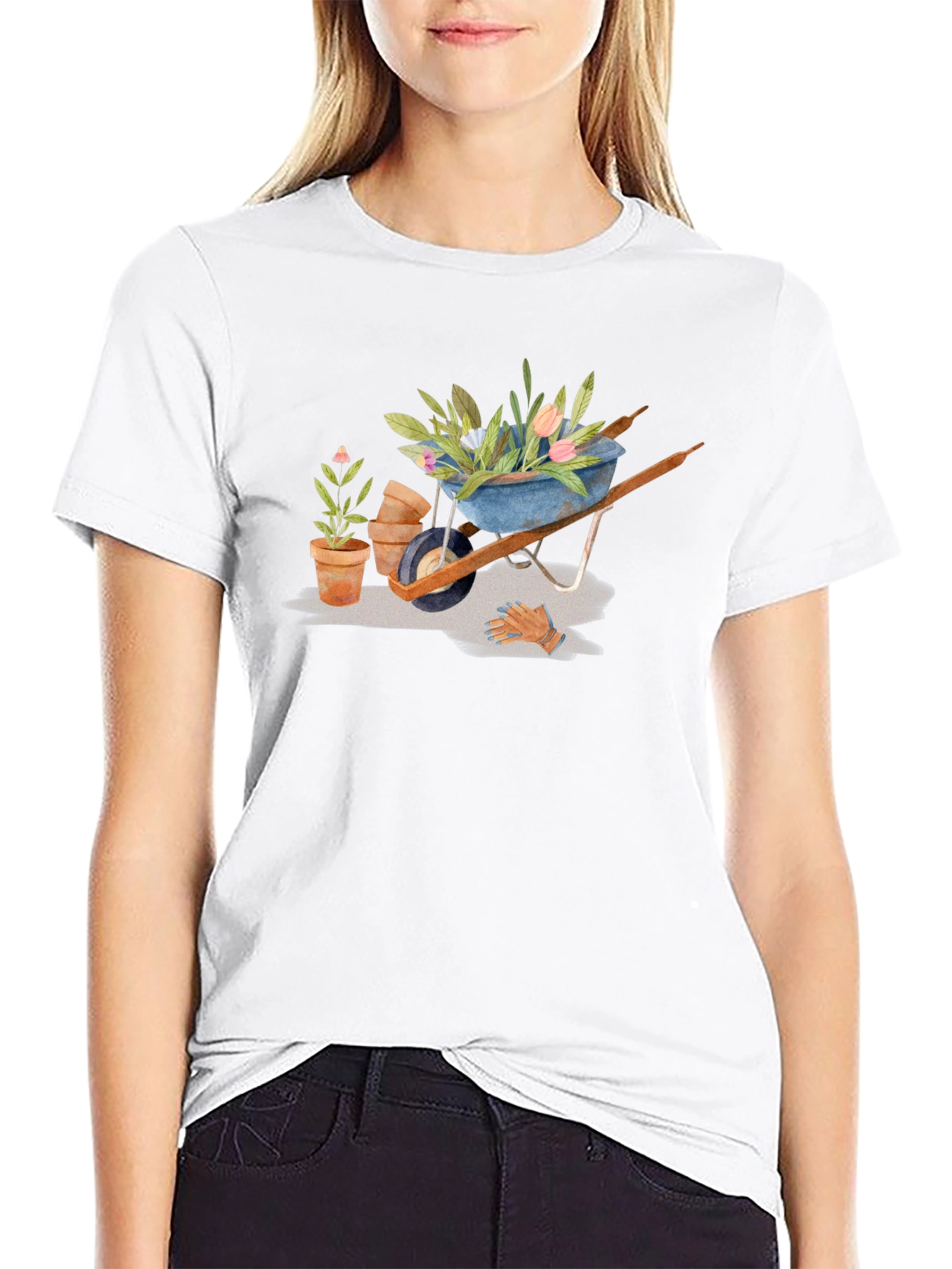 Gardening Wheelbarrow T-Shirt