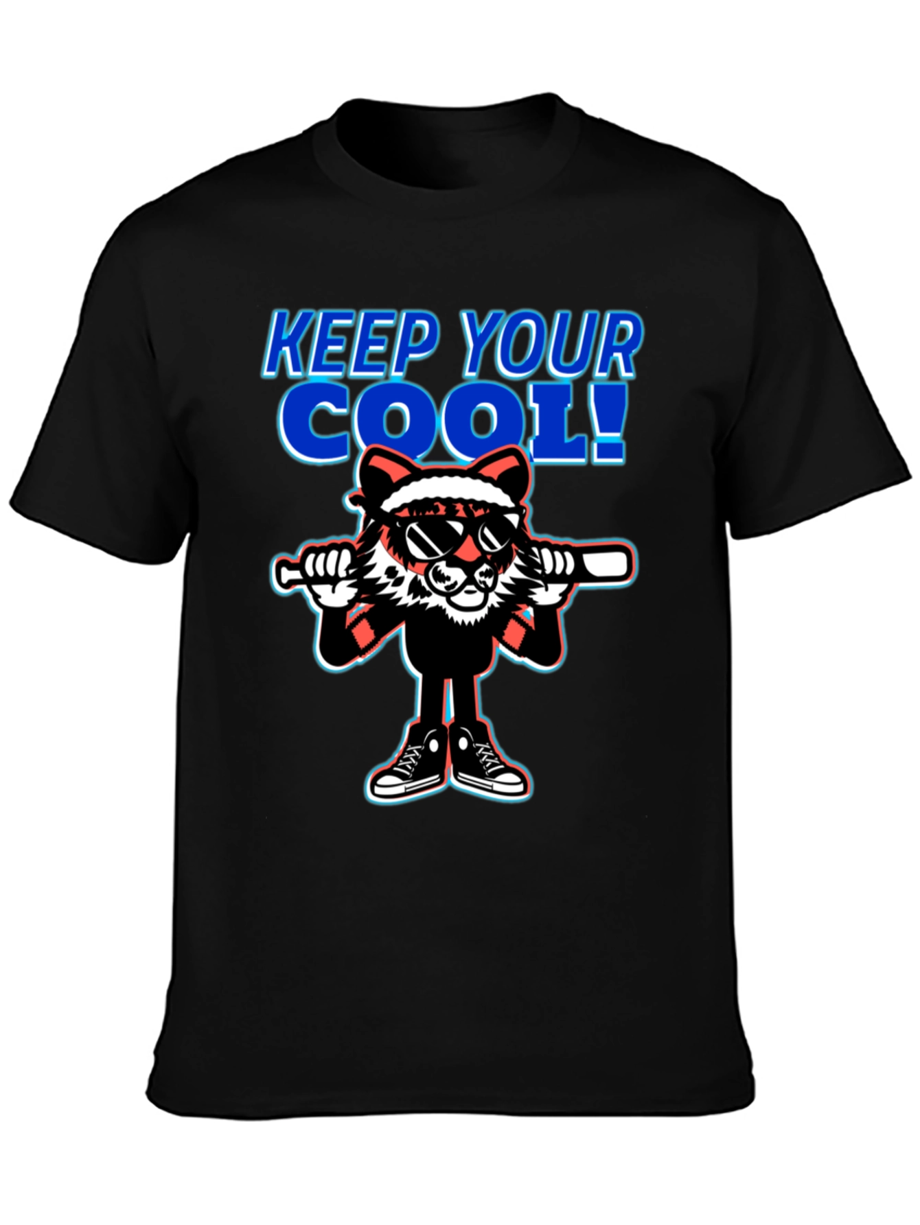 Cool Cartoon Character Graphic T-Shirt