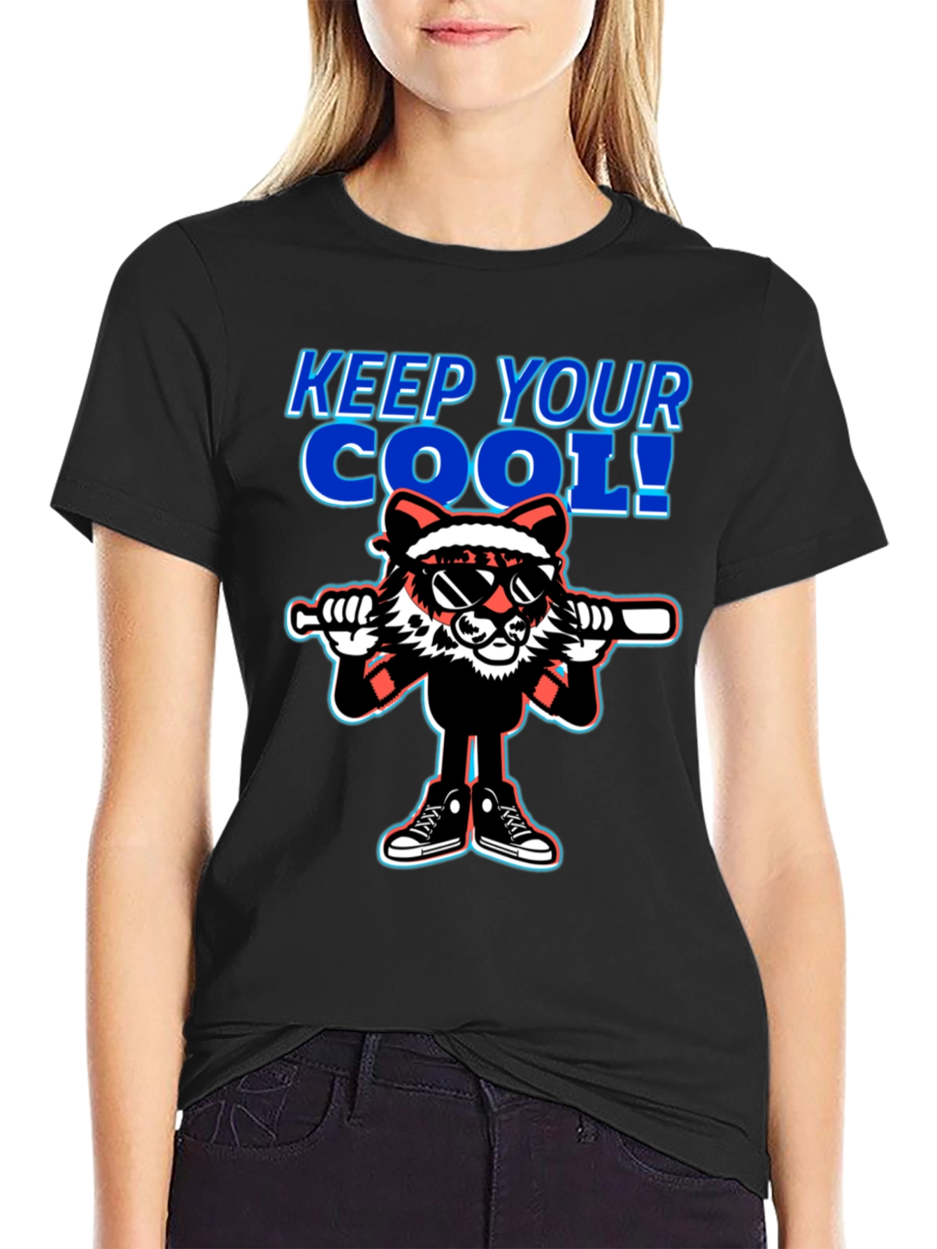 Cool Cartoon Character Graphic T-Shirt