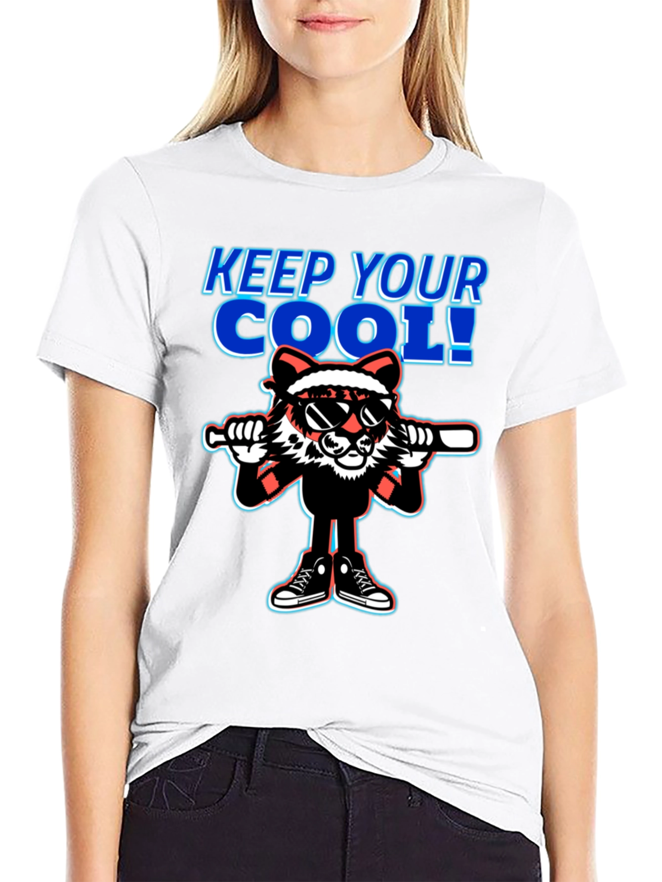 Cool Cartoon Character Graphic T-Shirt