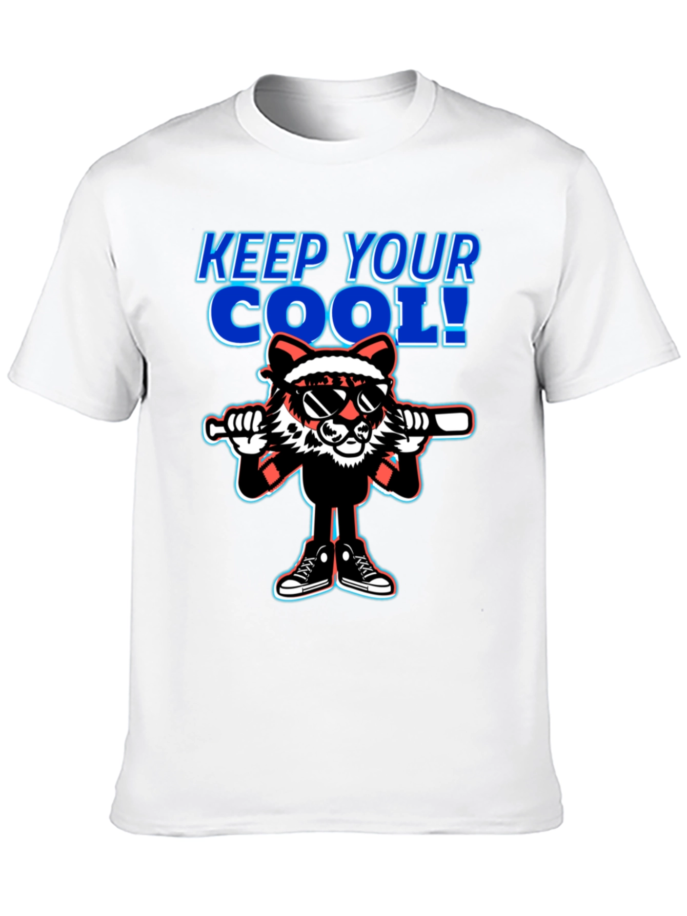 Cool Cartoon Character Graphic T-Shirt