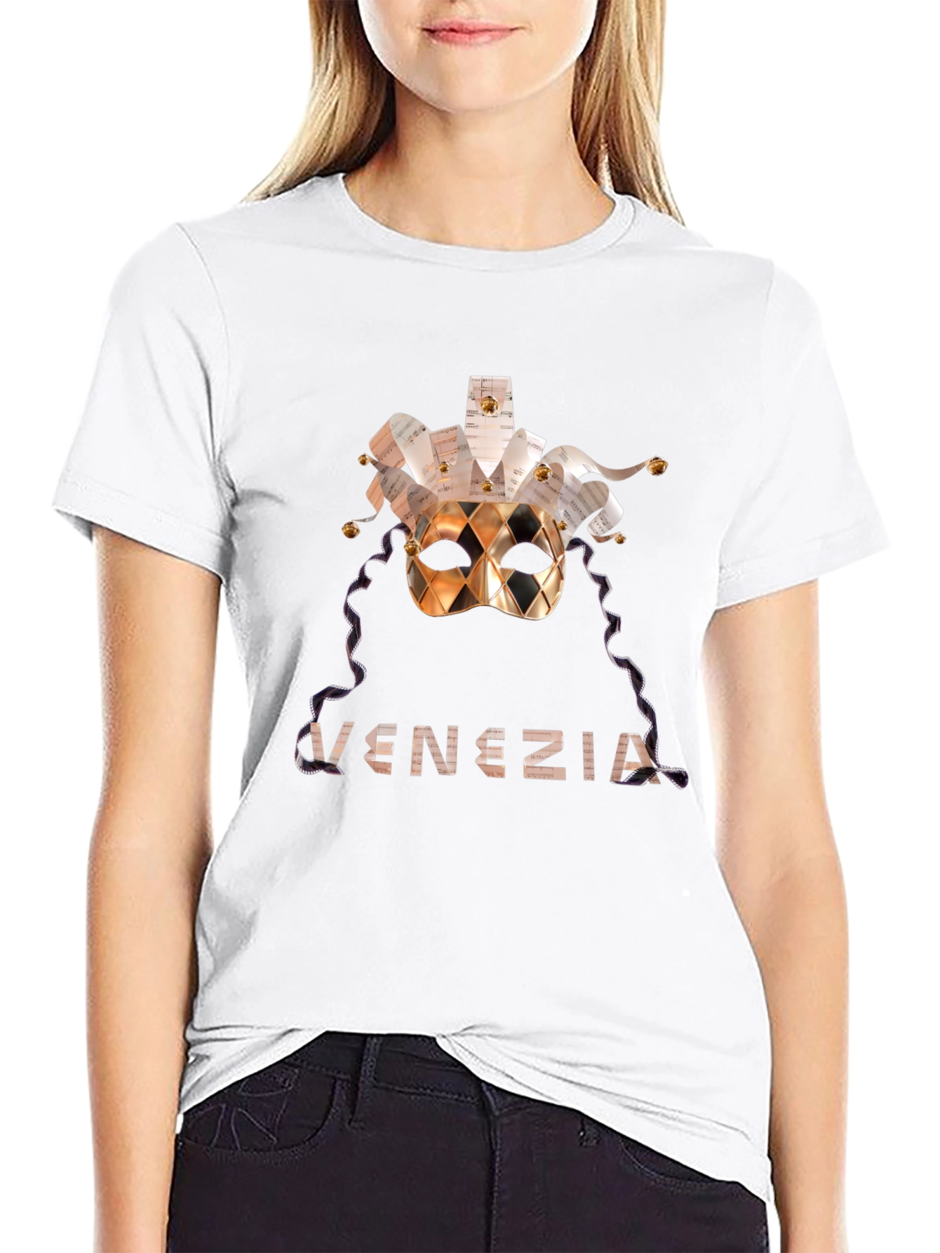 Venice Mask Graphic T-Shirt