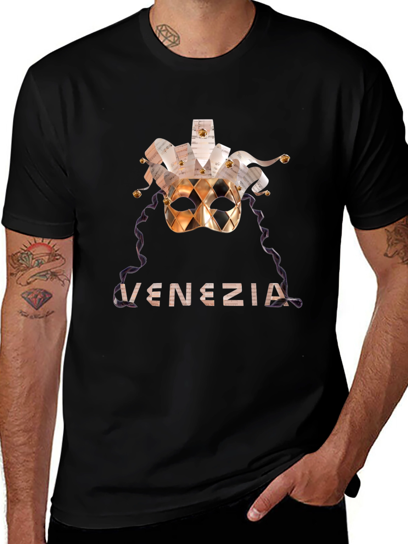 Venice Mask Graphic T-Shirt